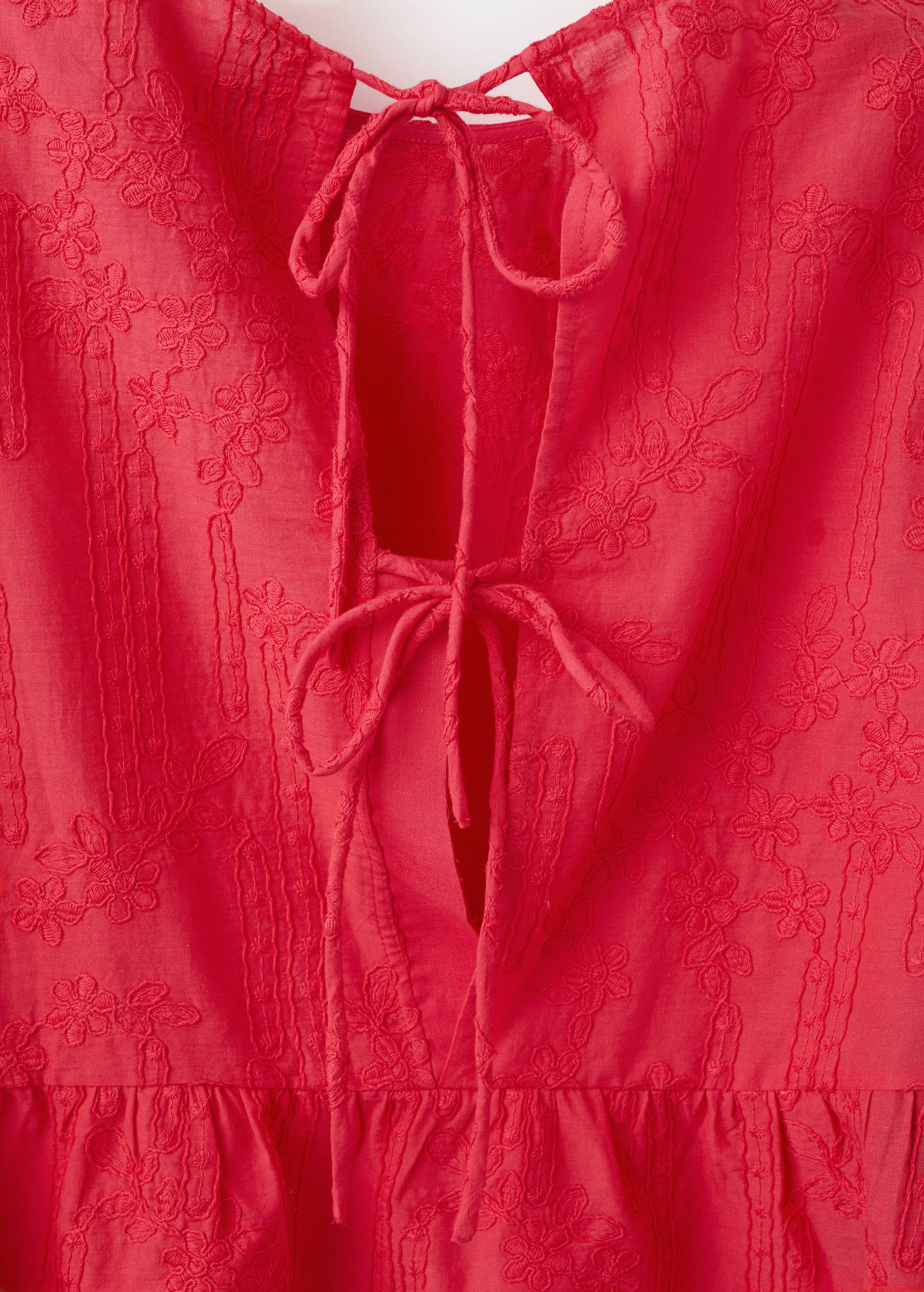 花纹刺绣女衬衫 - null