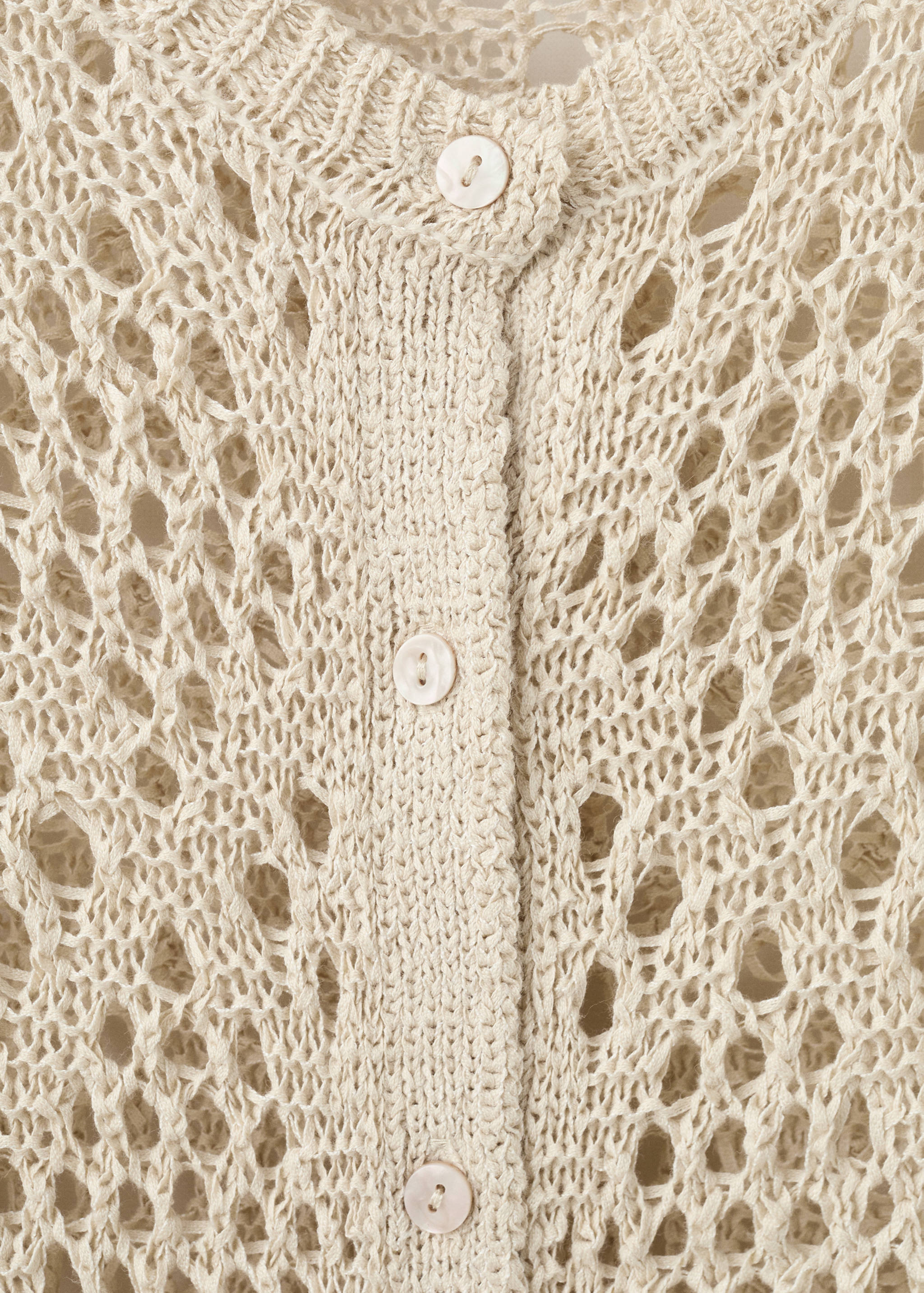 Ажурный кардиган - Деталь изделия 8