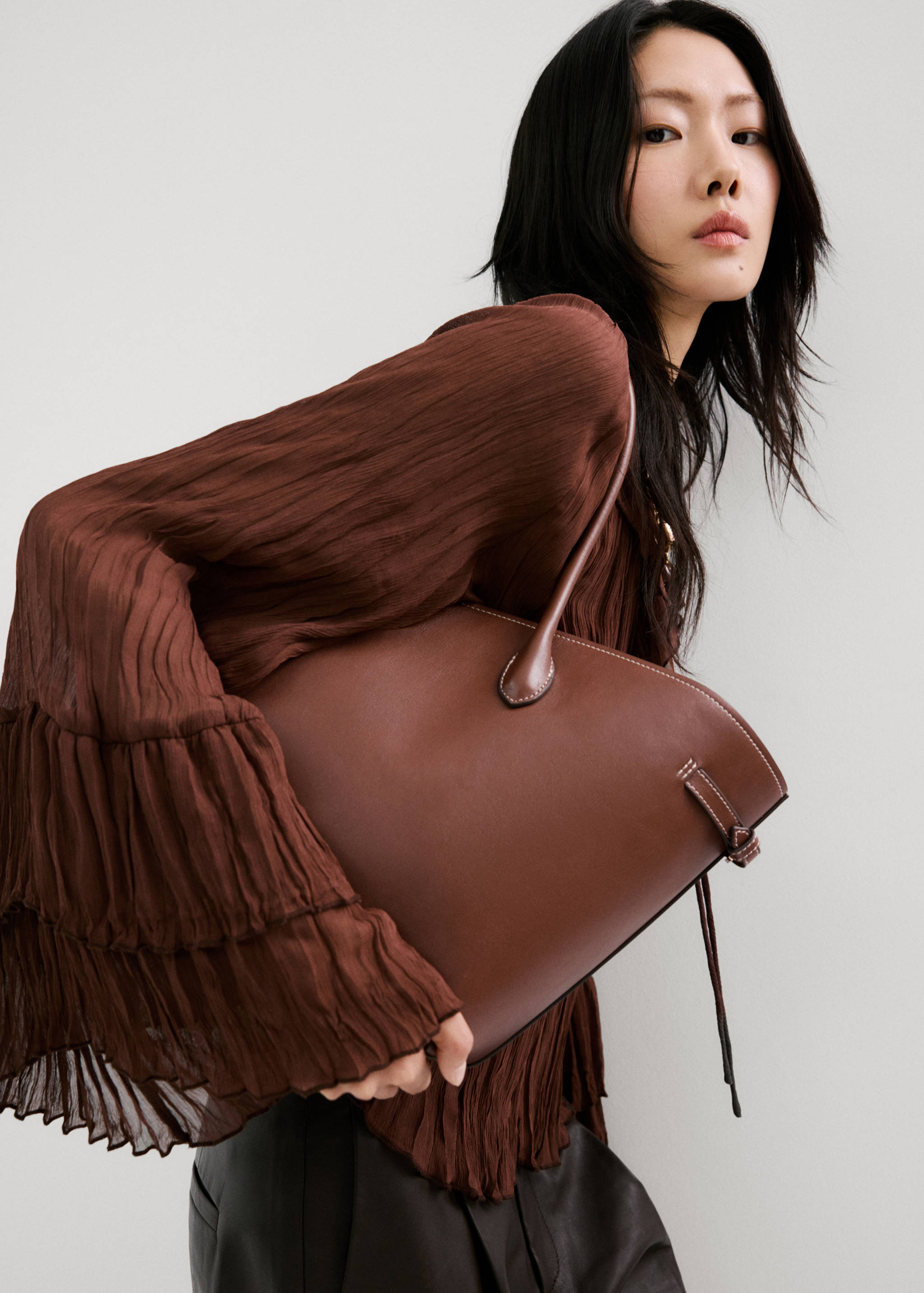 双手柄购物袋 - null