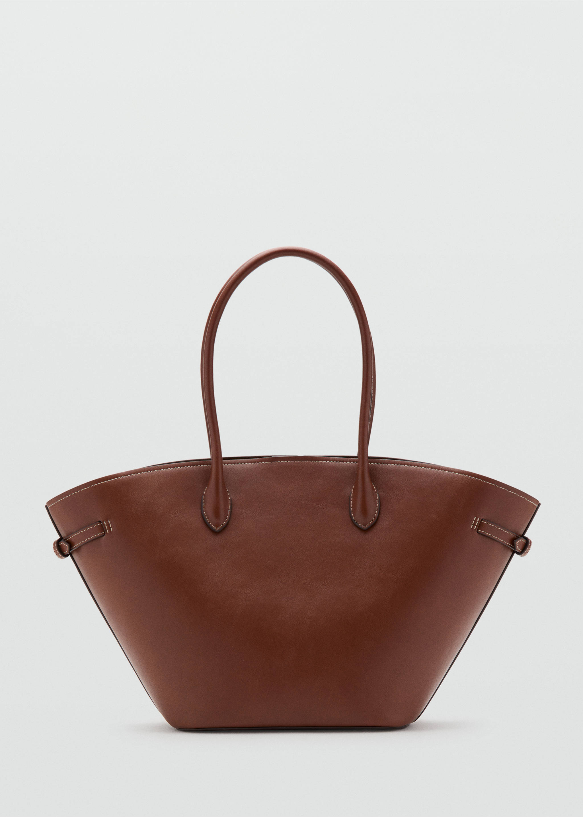 Shopper bag with double handle - Article without model, Leather. Ref: 27064048-00.