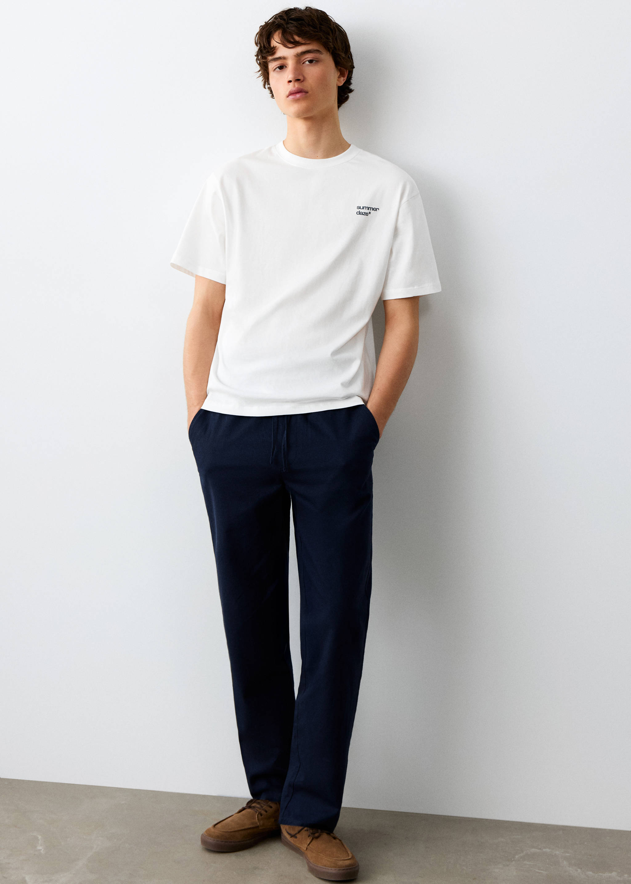 Short-sleeved printed t-shirt - General plane