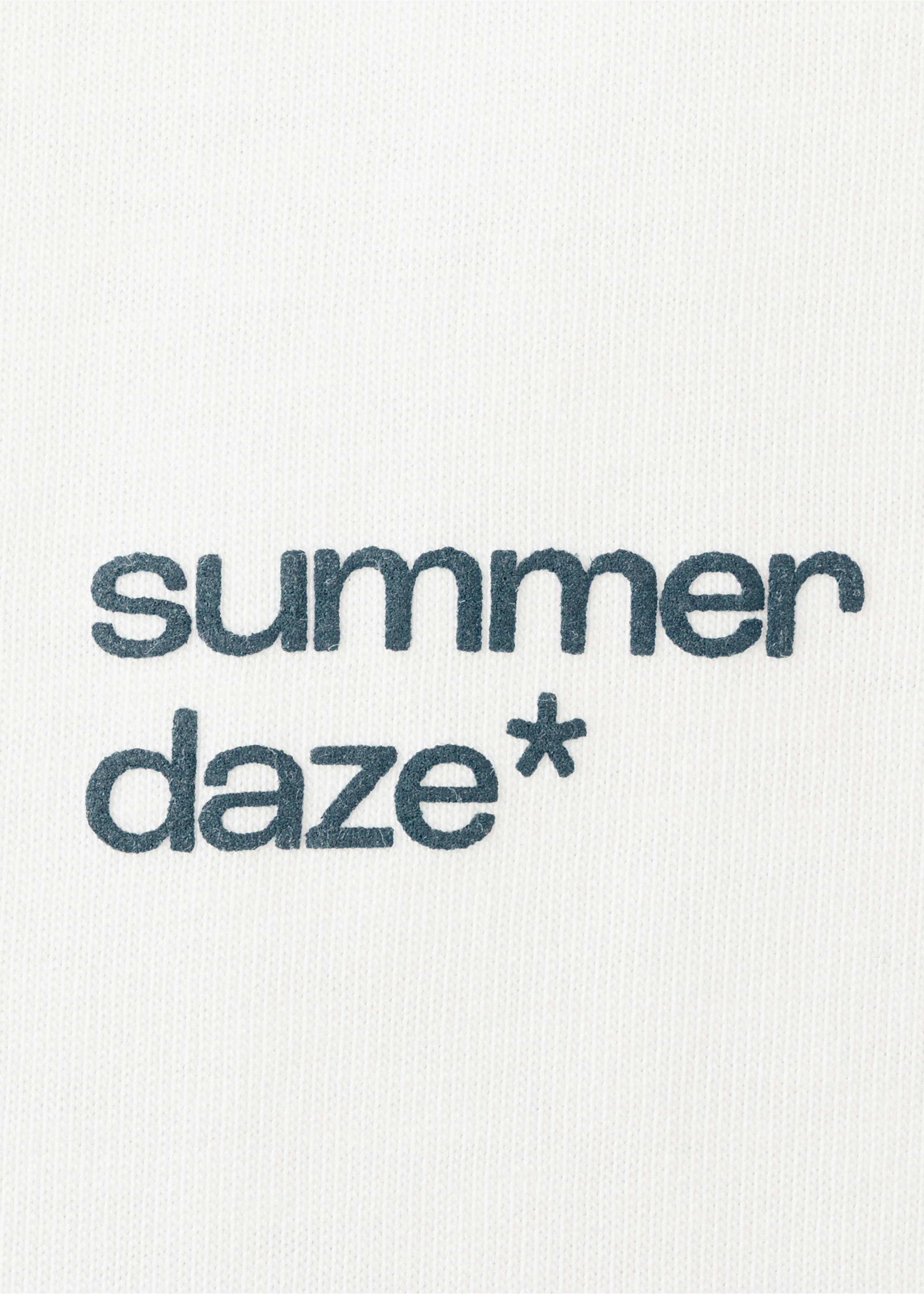 Bedrukt T-shirt met korte mouwen - Detail van het artikel 8, Gebroken wit. Ref: 27064050-00.