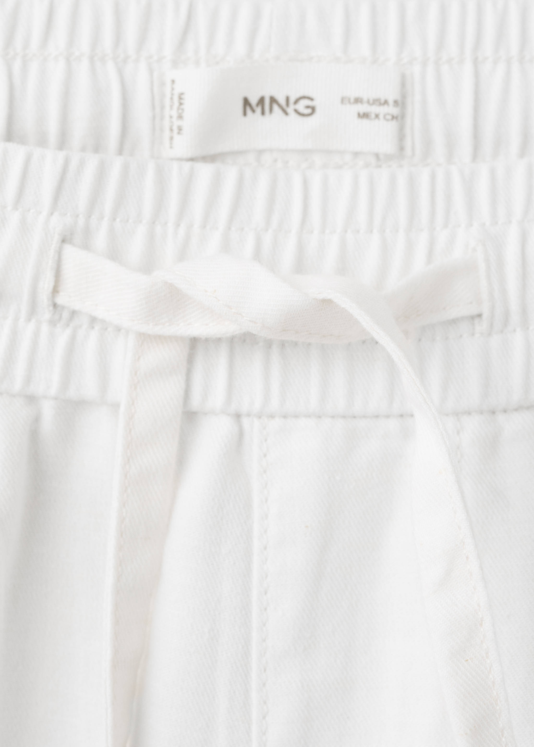 Pantalón algodón lino recto - Detalle del artículo 0