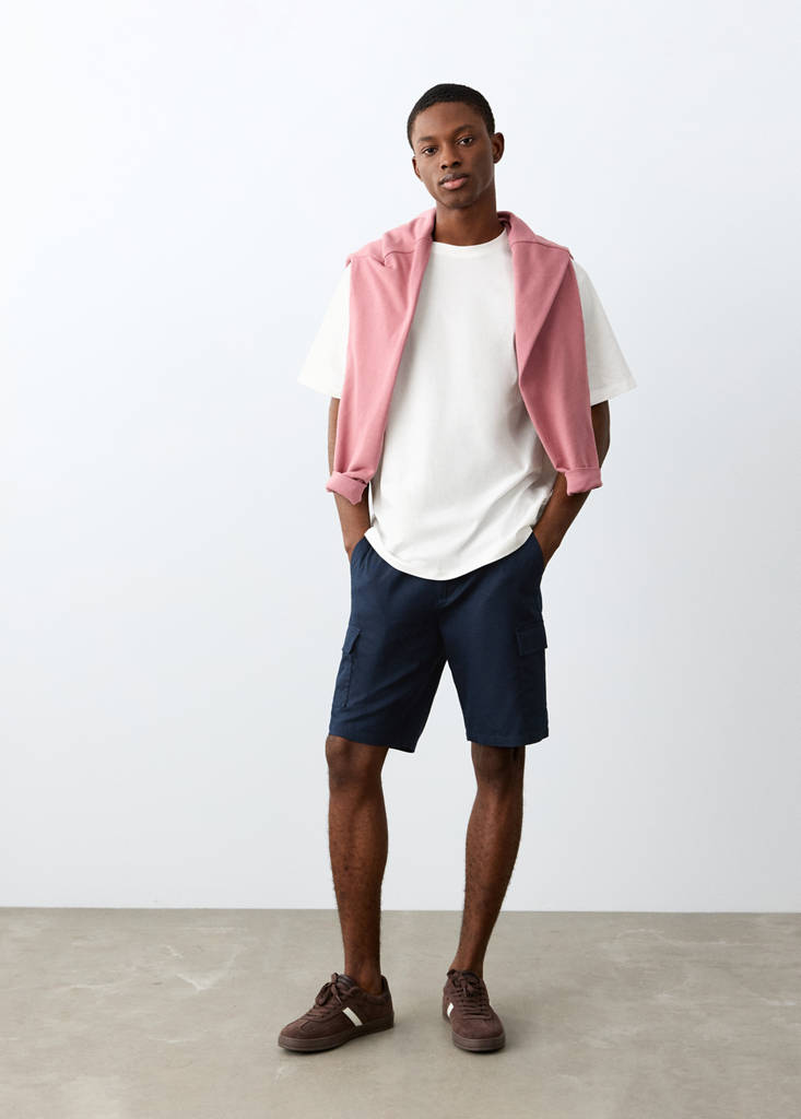 Essential cotton-blend T-shirt