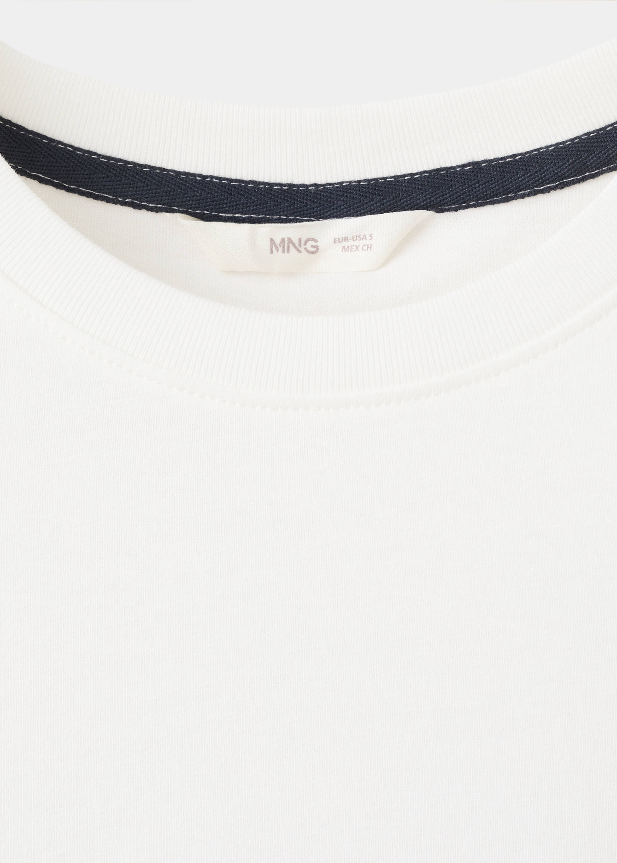 Повседневная хлопковая футболка - Деталь изделия 8