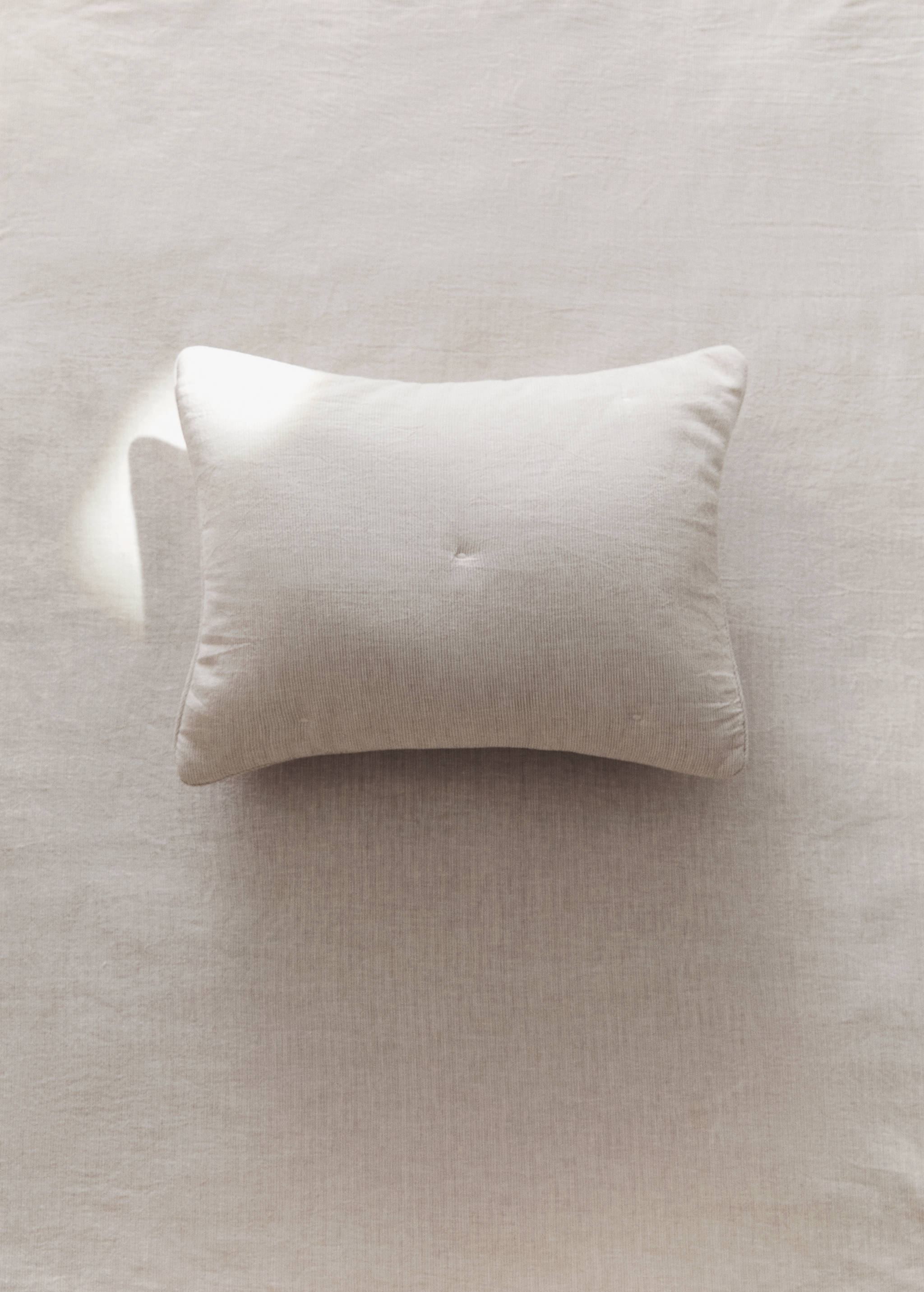 Funda cojín infantil algodón lino rayas 30x40cm - Plano general