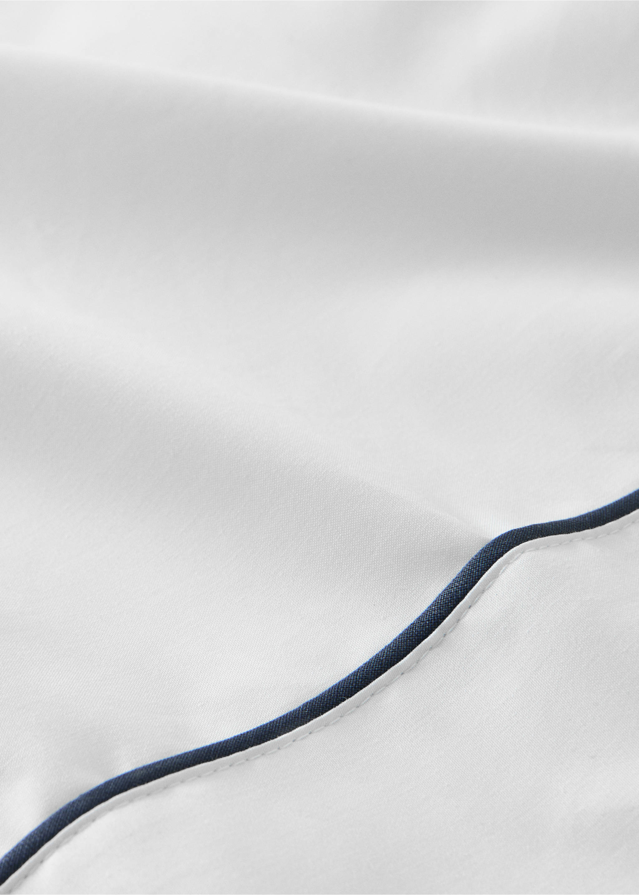 Sábana encimera infantil algodón percal vivo contraste cama 90 cm - Detalle del artículo 2, Azul celeste. Ref: 27064064-00.