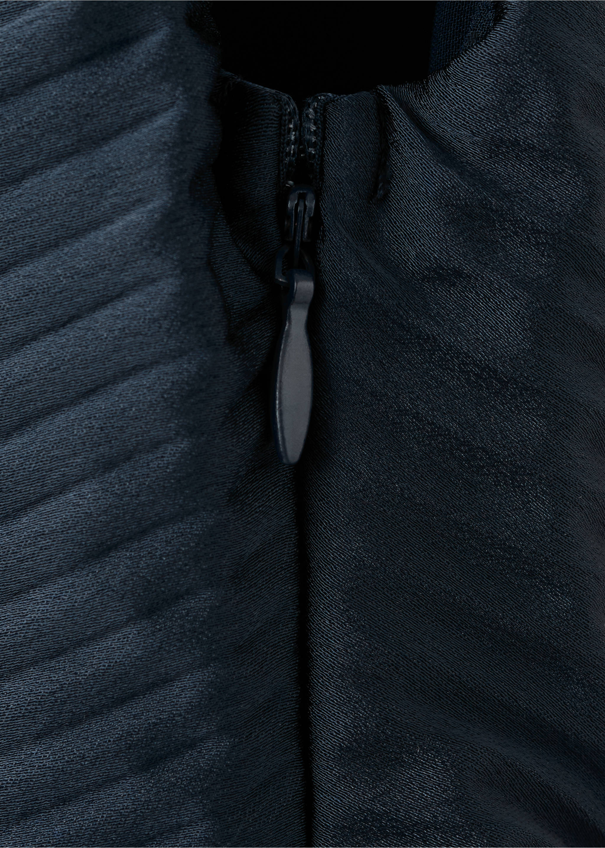 Vestit asimètric prisat obertura - Detall de l'article 0, Blau. Ref: 27064073-00.