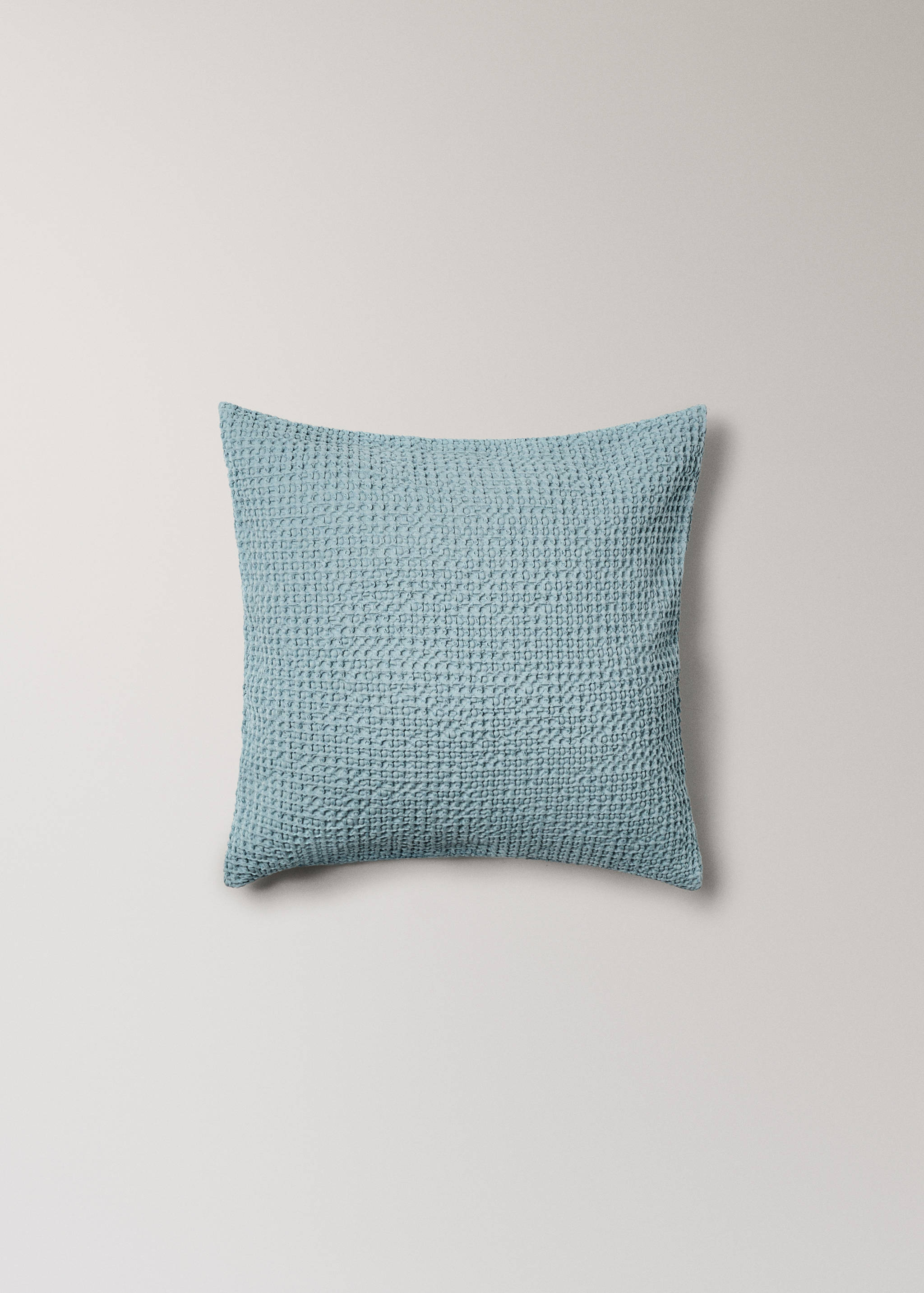 Children’s waffle-cotton garment-dyed cushion cover  40x40cm - Article without model