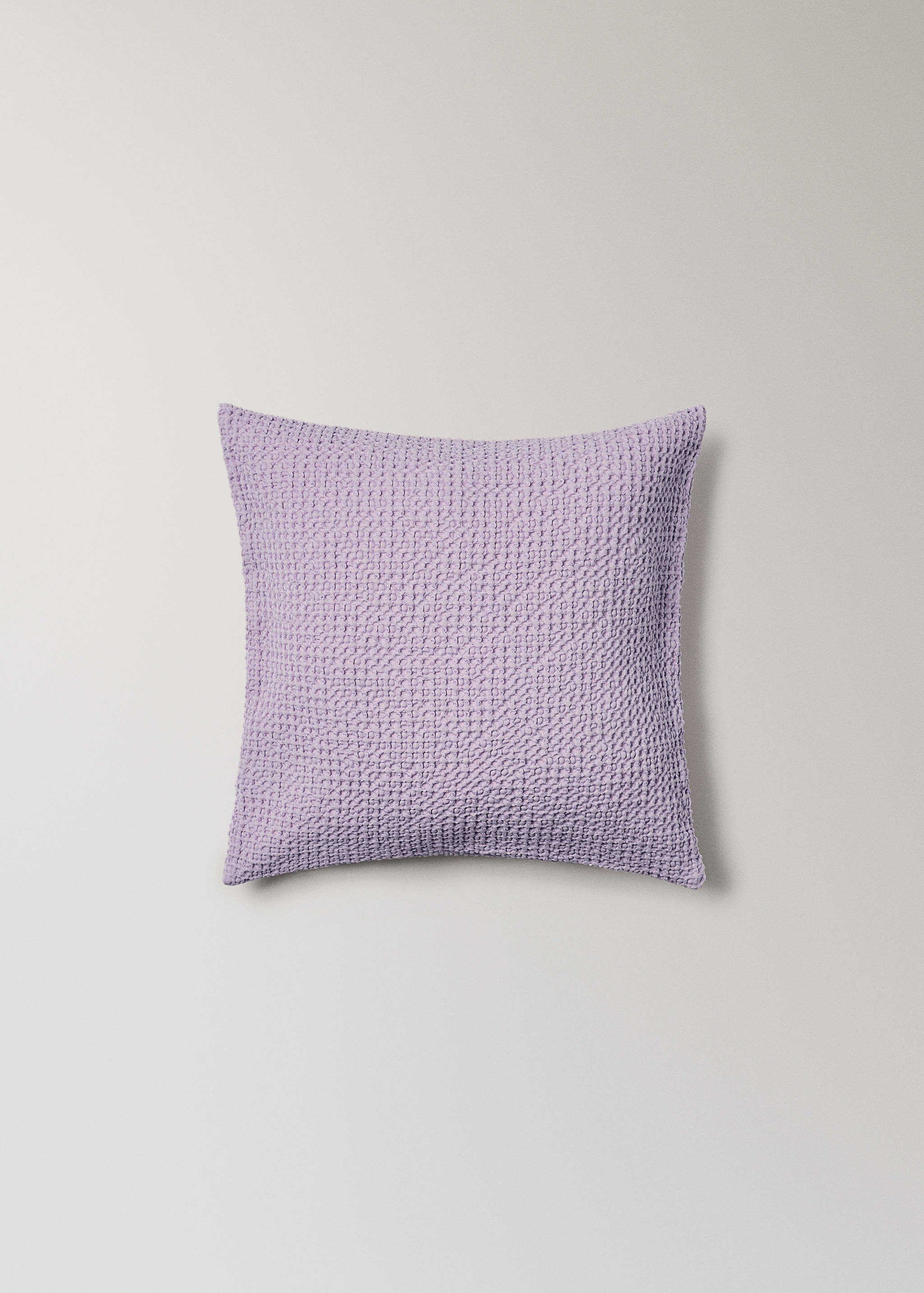 Children’s waffle-cotton garment-dyed cushion cover  40x40cm - Article without model