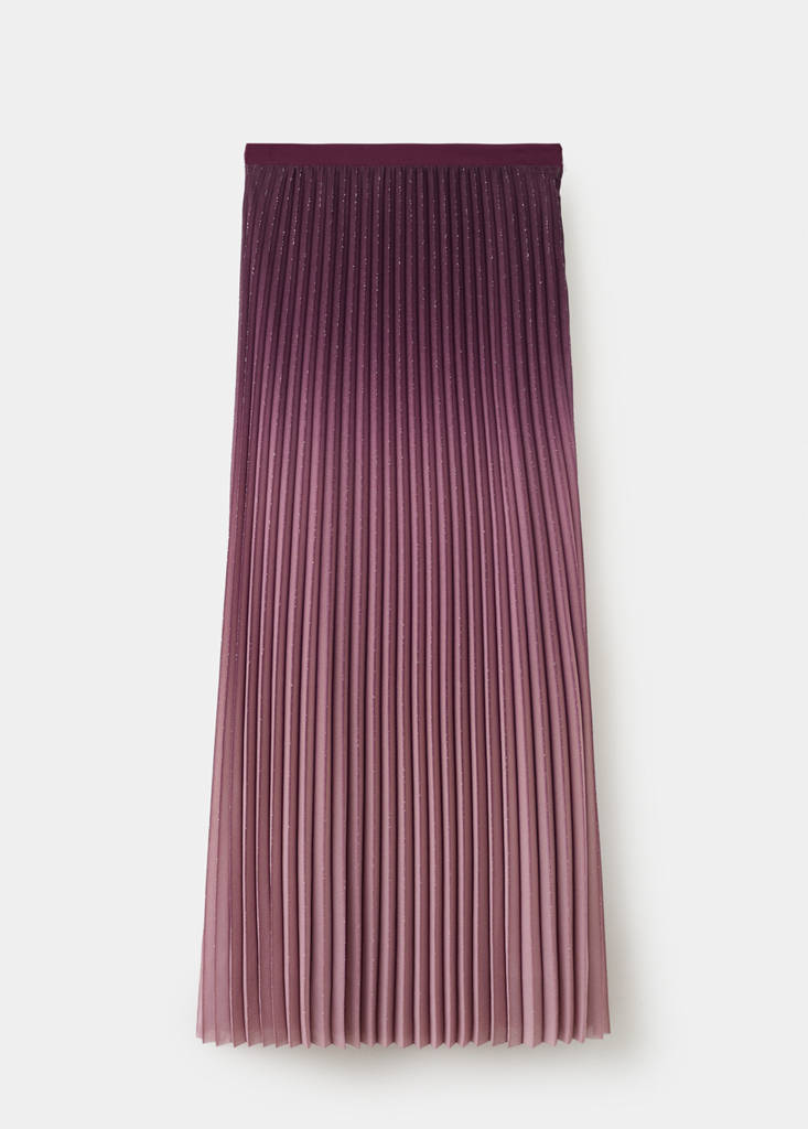 Shiny pleated skirt — Light/Pastel Purple