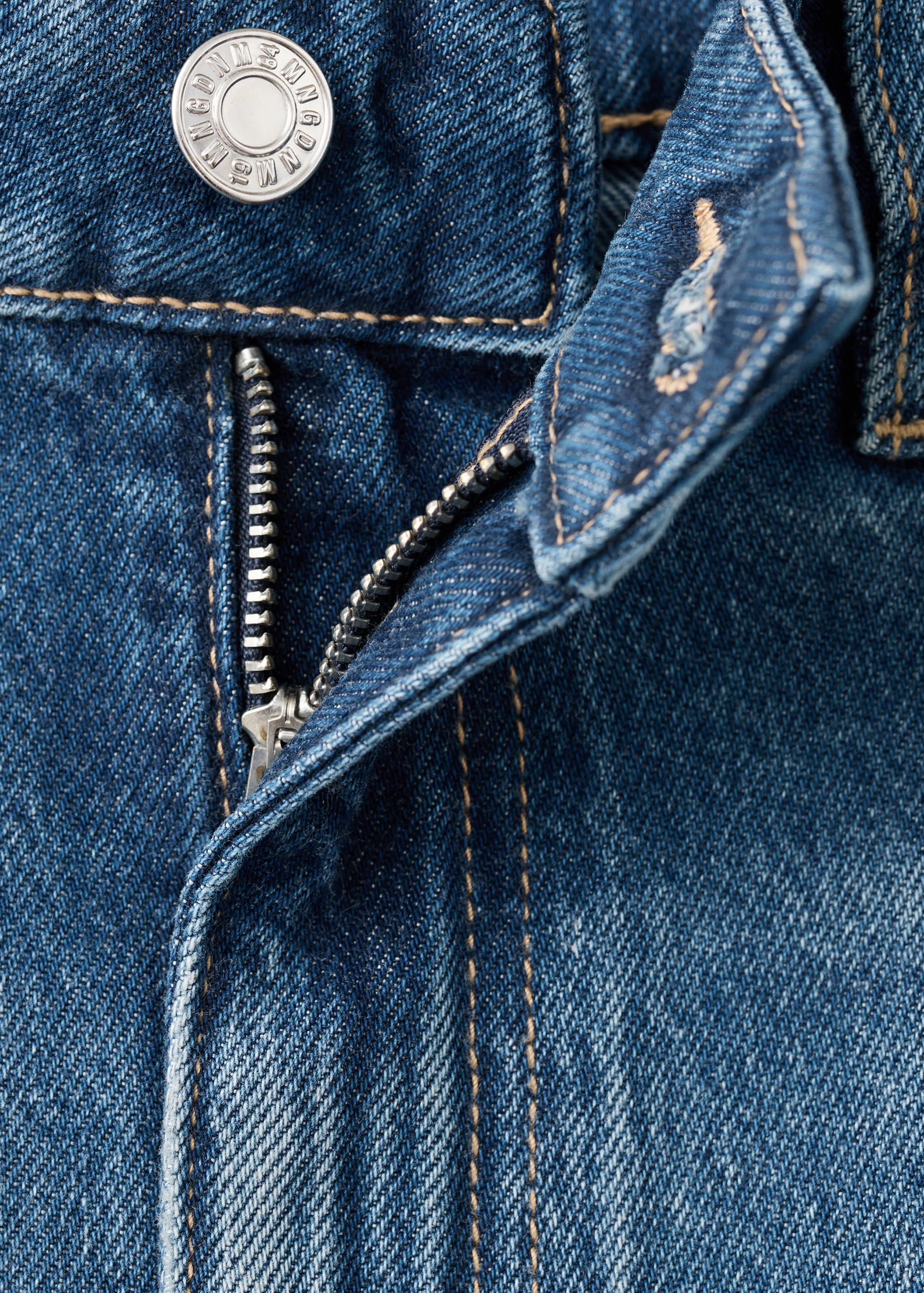 Midi denim skirt - Details of the article 8