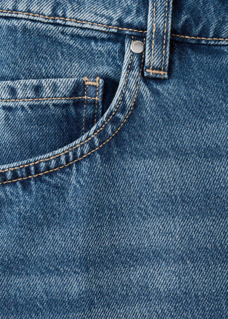 Midi denim skirt — Dark Blue
