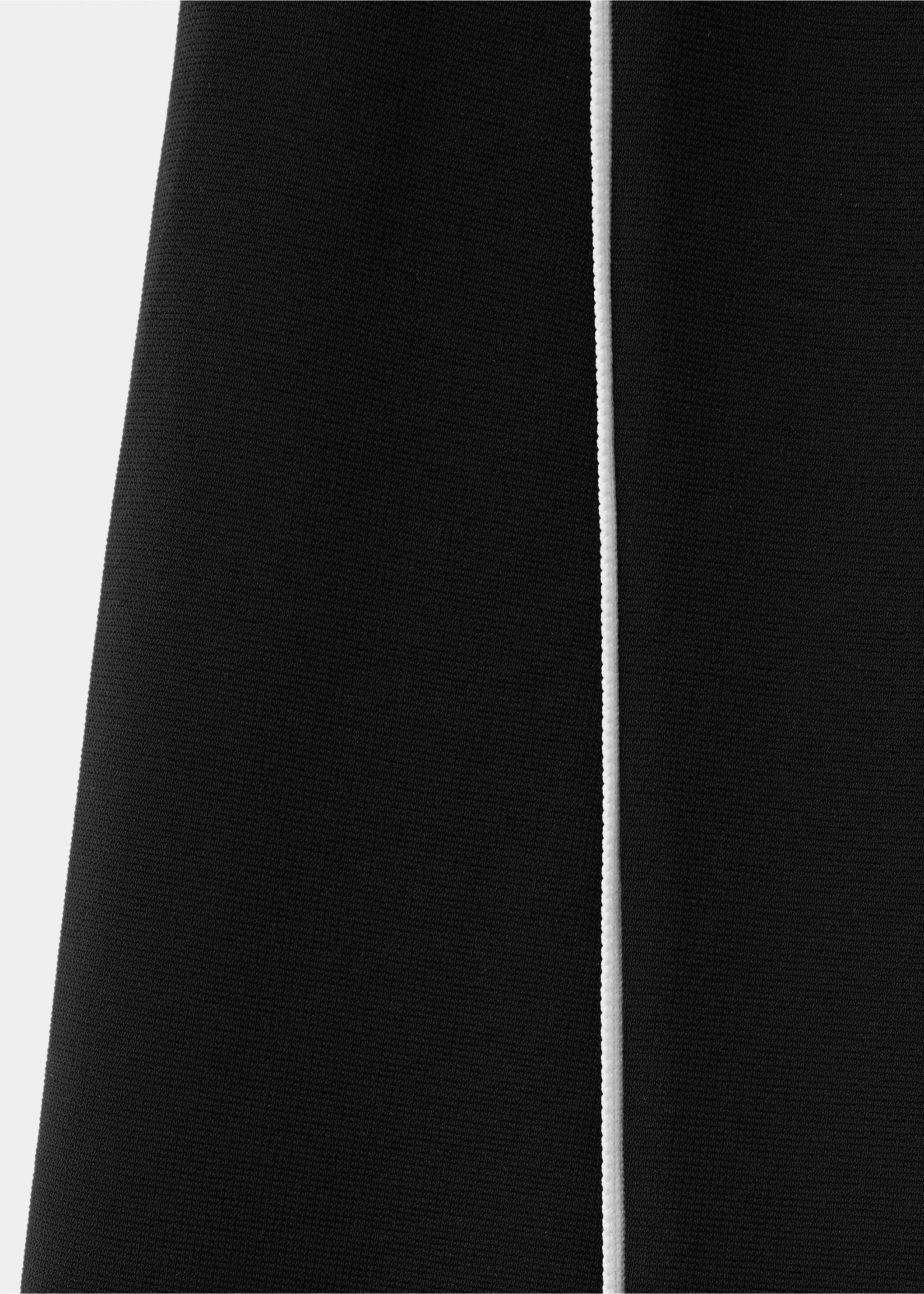 Straight-leg trousers with side stripe - Details of the article 0, Black. Ref: 27064079-00.
