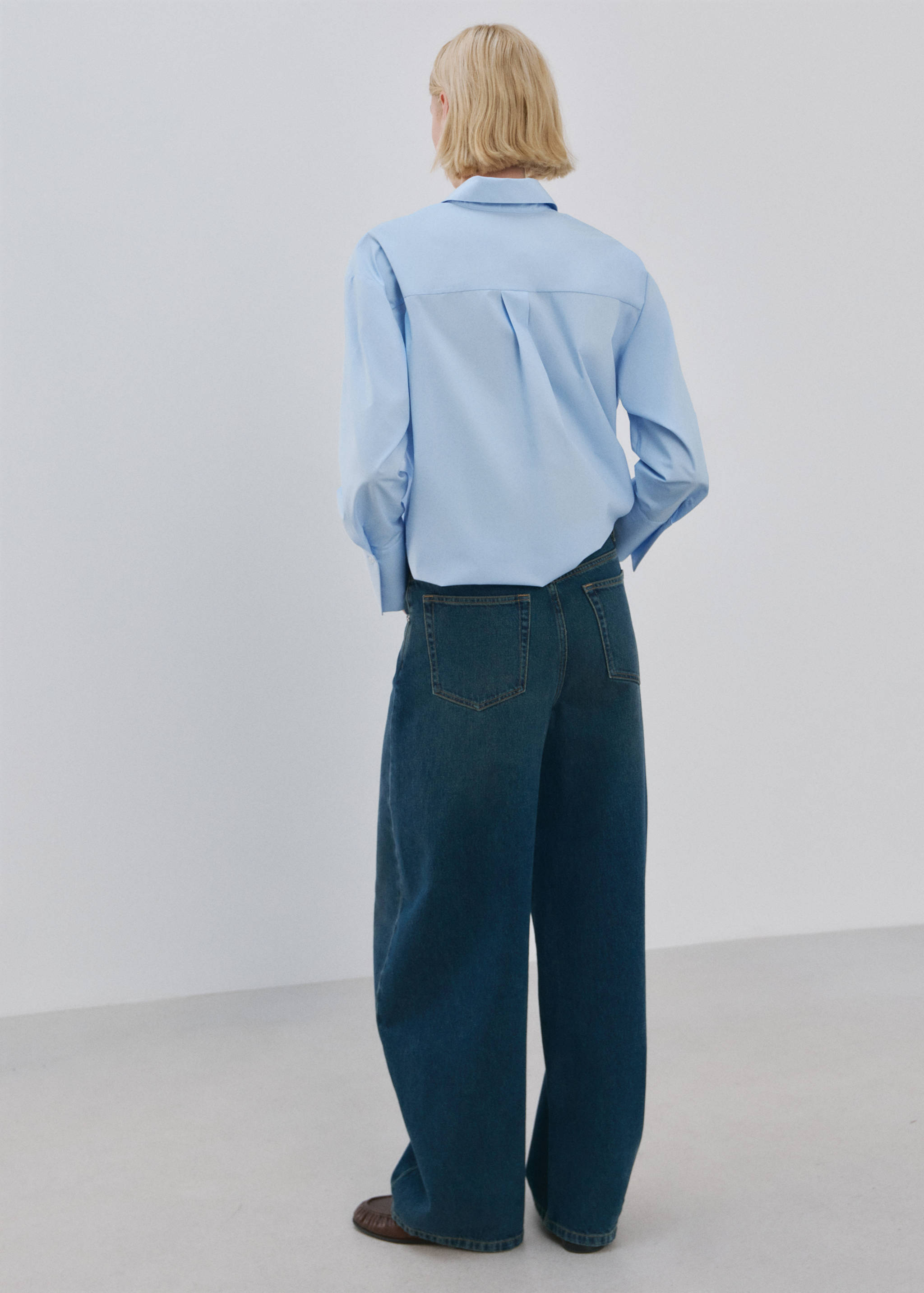 花朵刺绣衬衫 - null