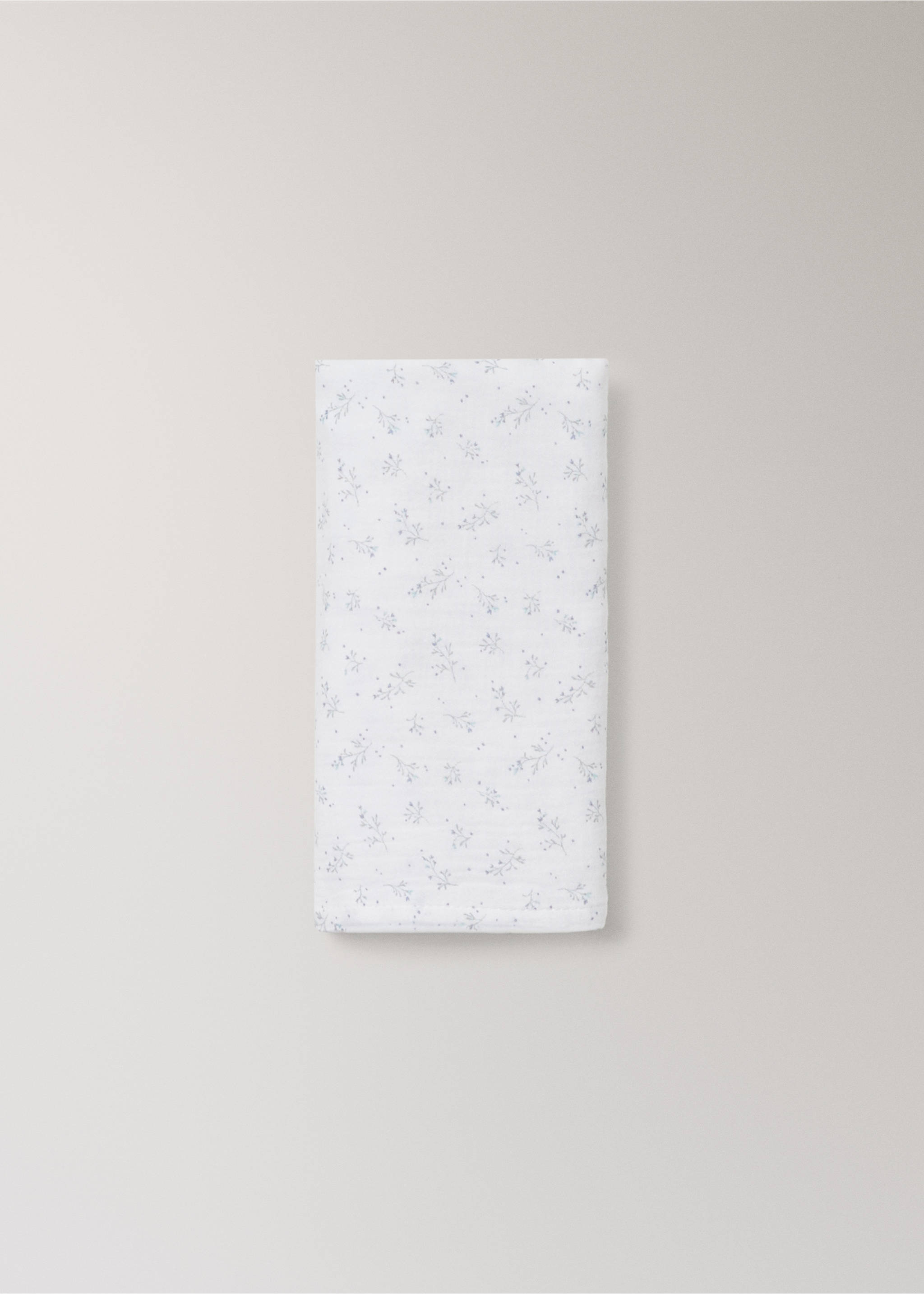 Cotton floral baby wrap - Article without model, White. Ref: 27064081-00.