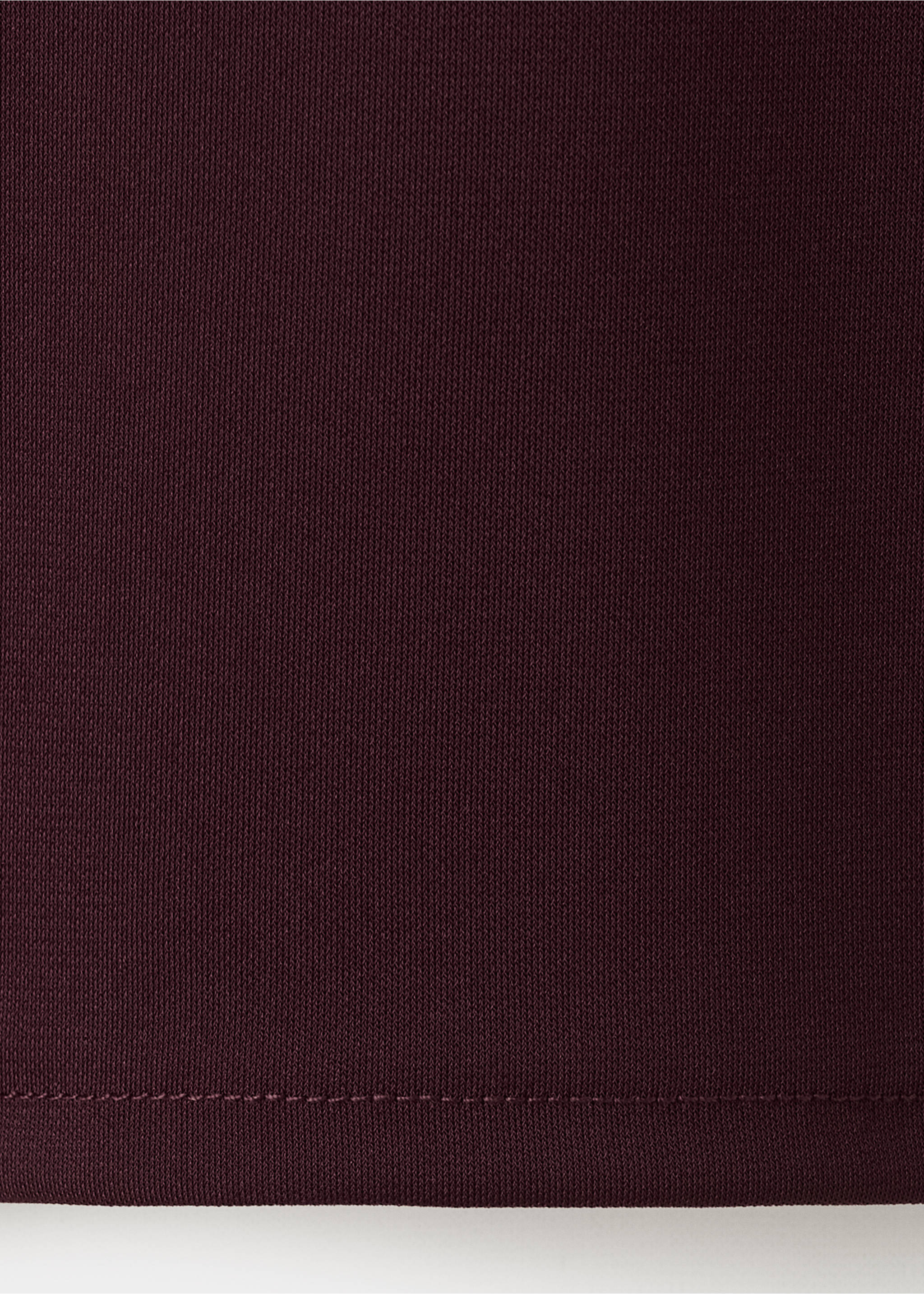 Top punto fino cuello perkins - Detalle del artículo 0, Vino. Ref: 27064085-00.