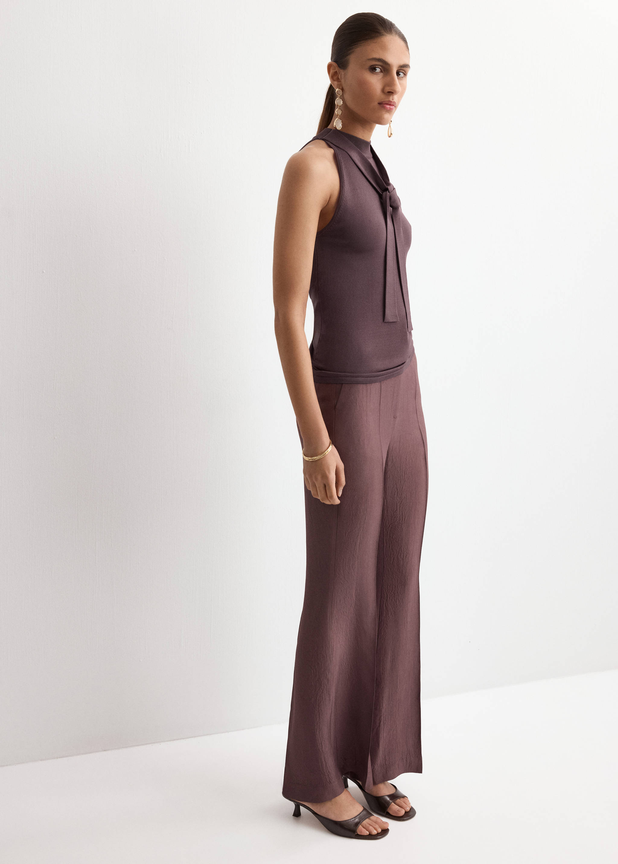 Top maille emmanchures américaines - Plan général