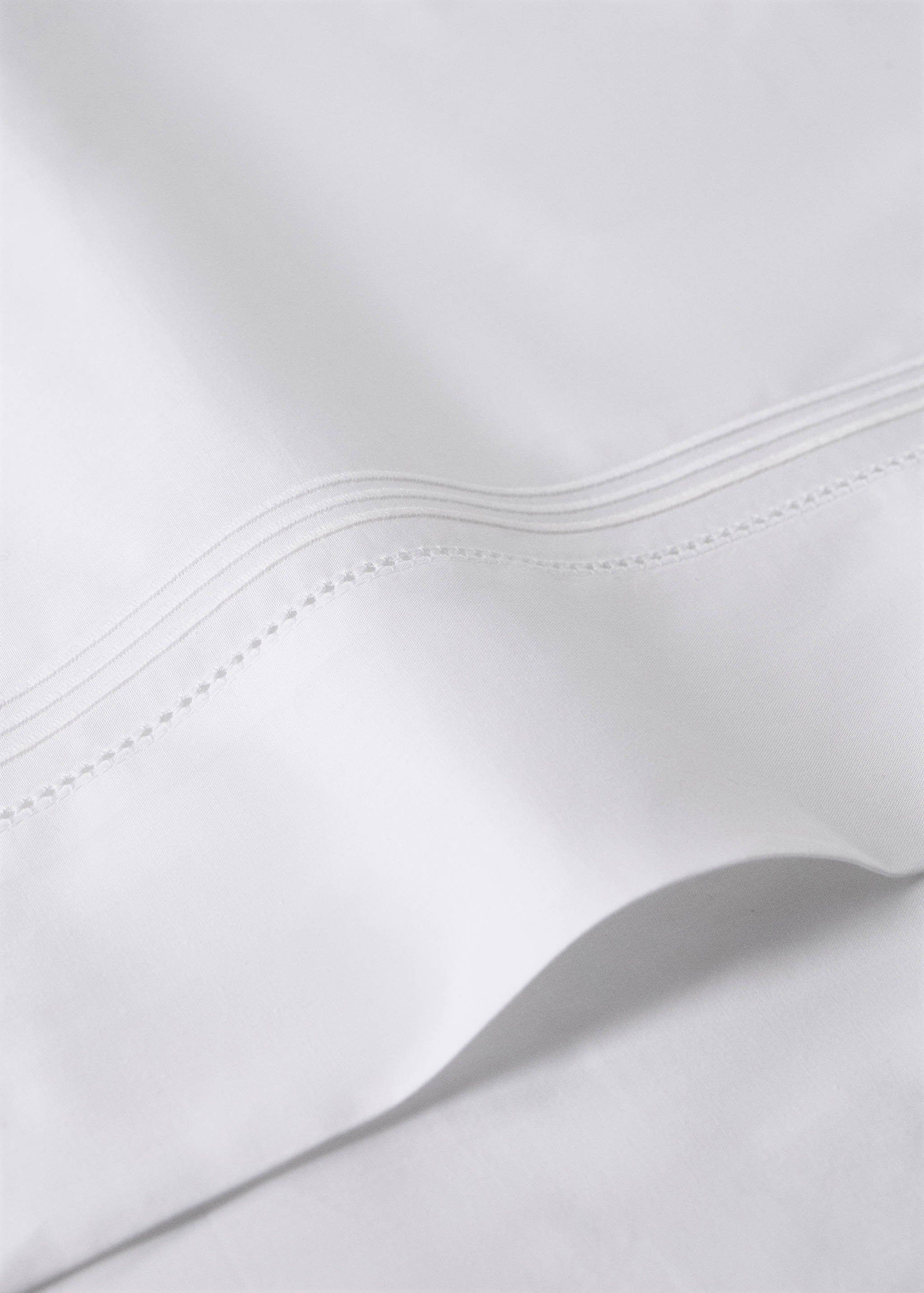Parure de draps mini berceau percale de coton ajouré - Détail de l'article 1