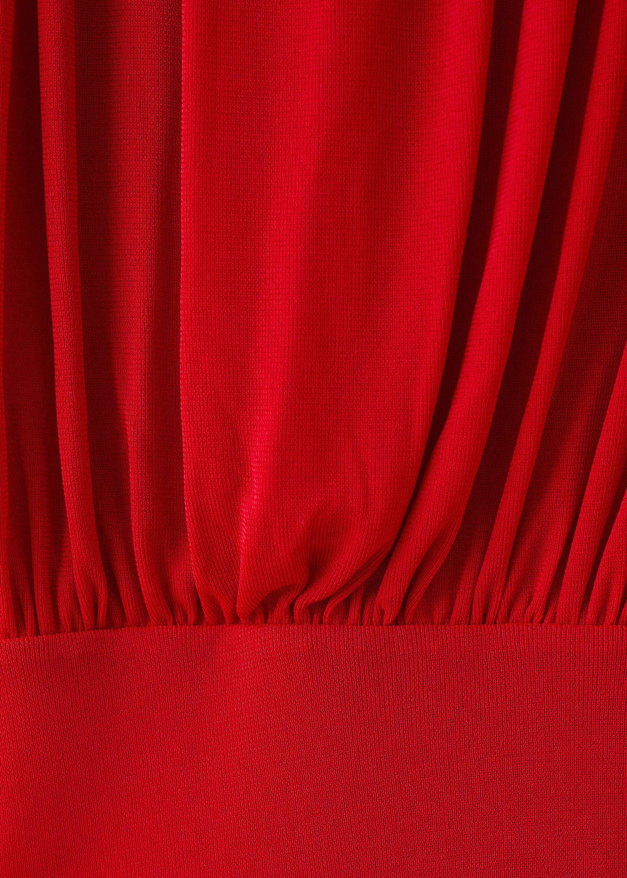 Fine knit dress with draped body - Details of the article 8