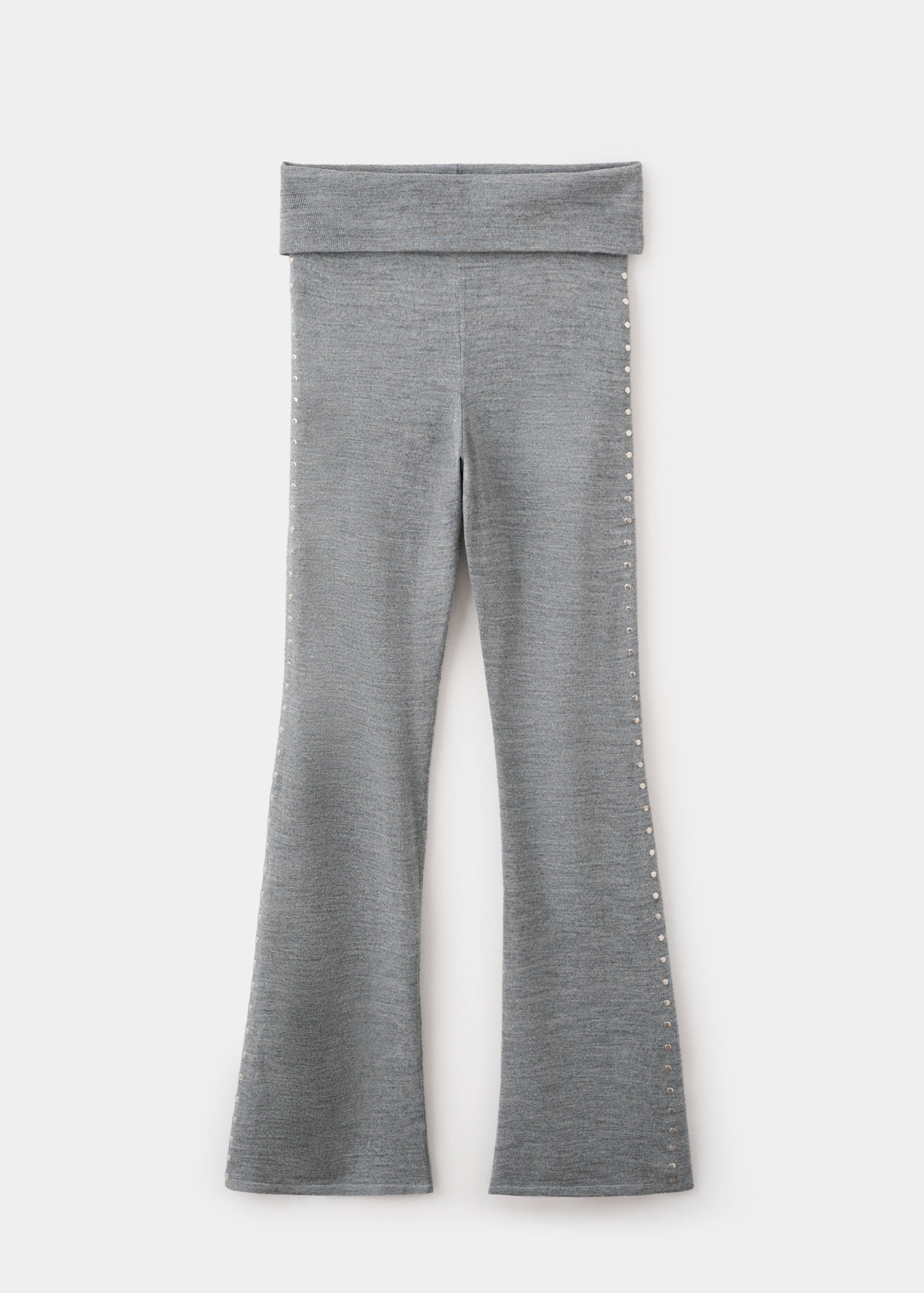 Studded knit trousers - Article without model