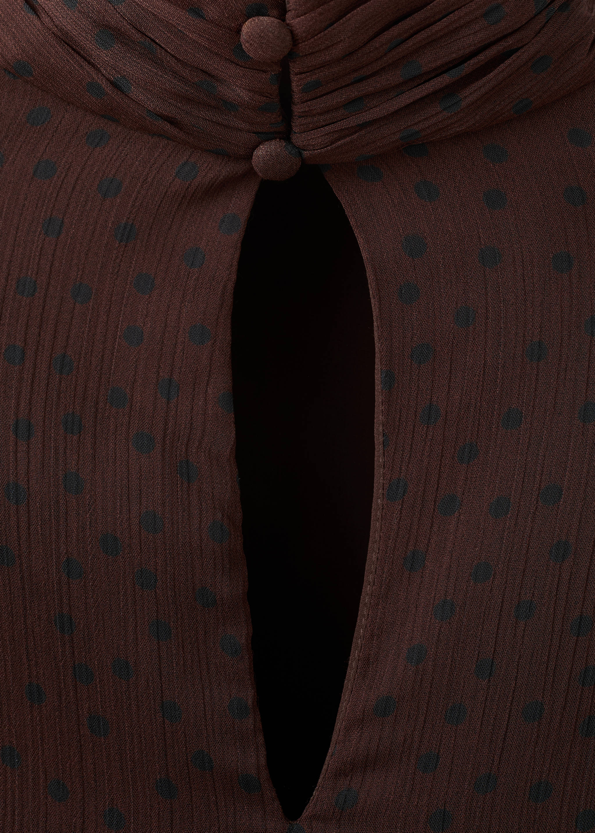 เดรสลาย Polka-dot ruffled - รายละเอียดของสินค้า 0