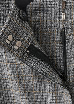 Mid-rise suit trousers — Grey 6