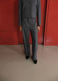 Mid-rise suit trousers — Grey 9