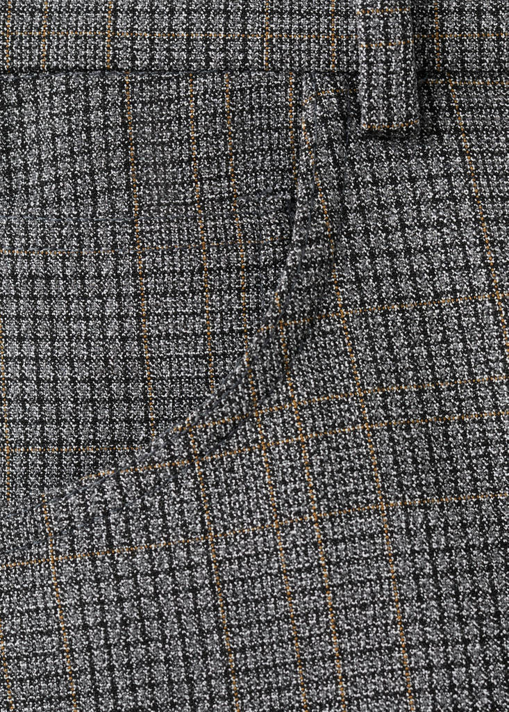 Mid-rise suit trousers — Grey