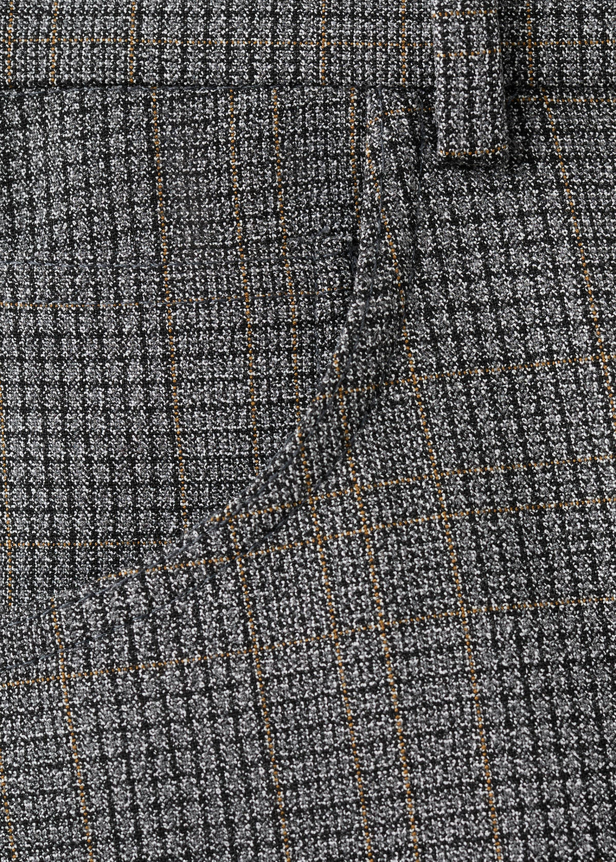 Mid-rise suit trousers — Grey