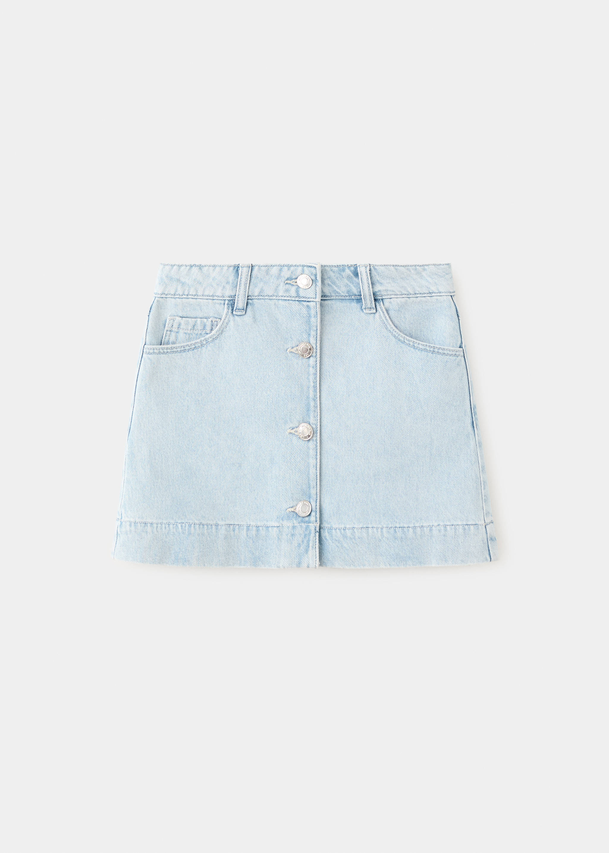 Denim skirt with buttons - Article without model