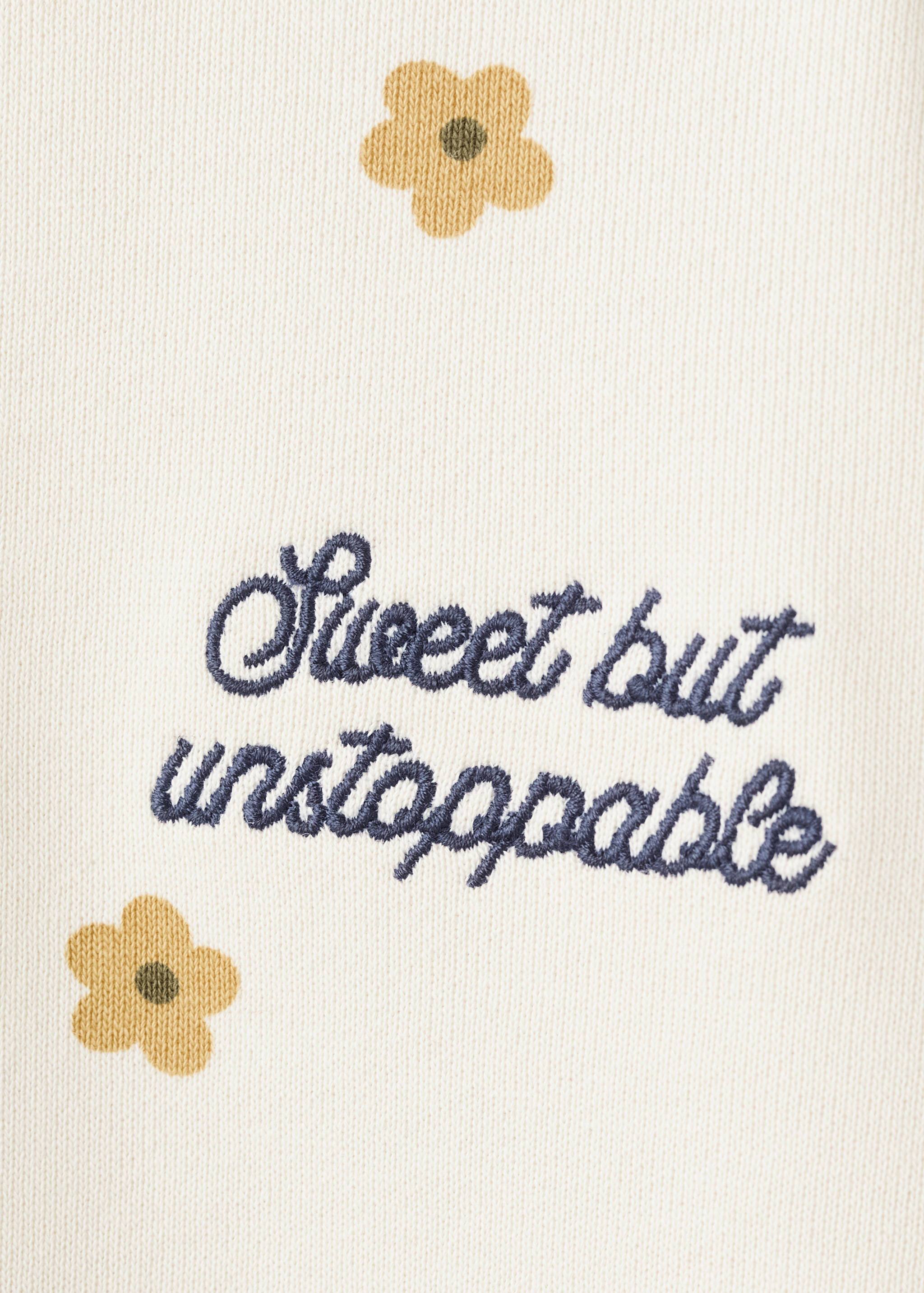 Cotton sweatshirt with floral print - Details of the article 8