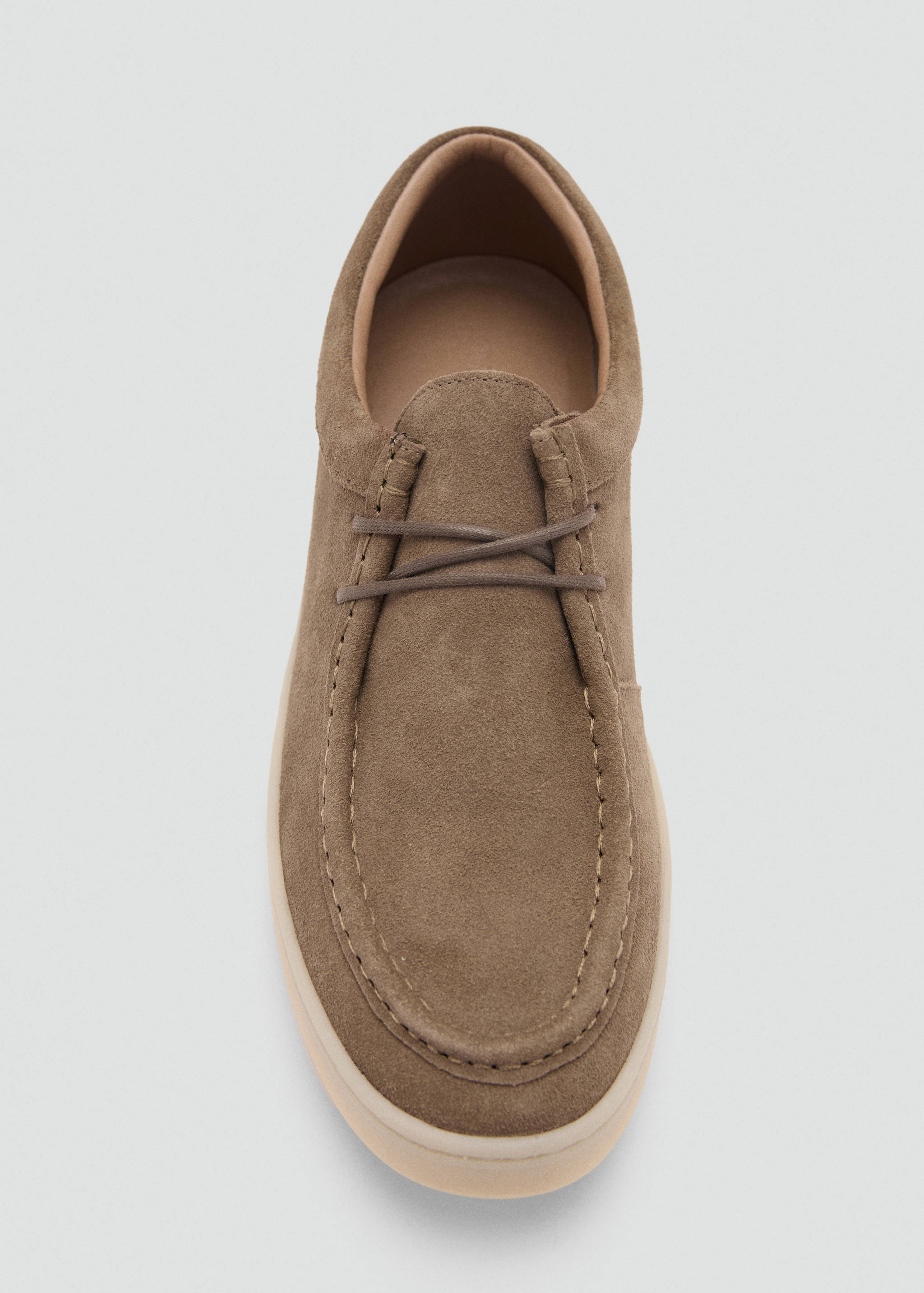 Палубные туфли из натурального спилка - Деталь изделия 2