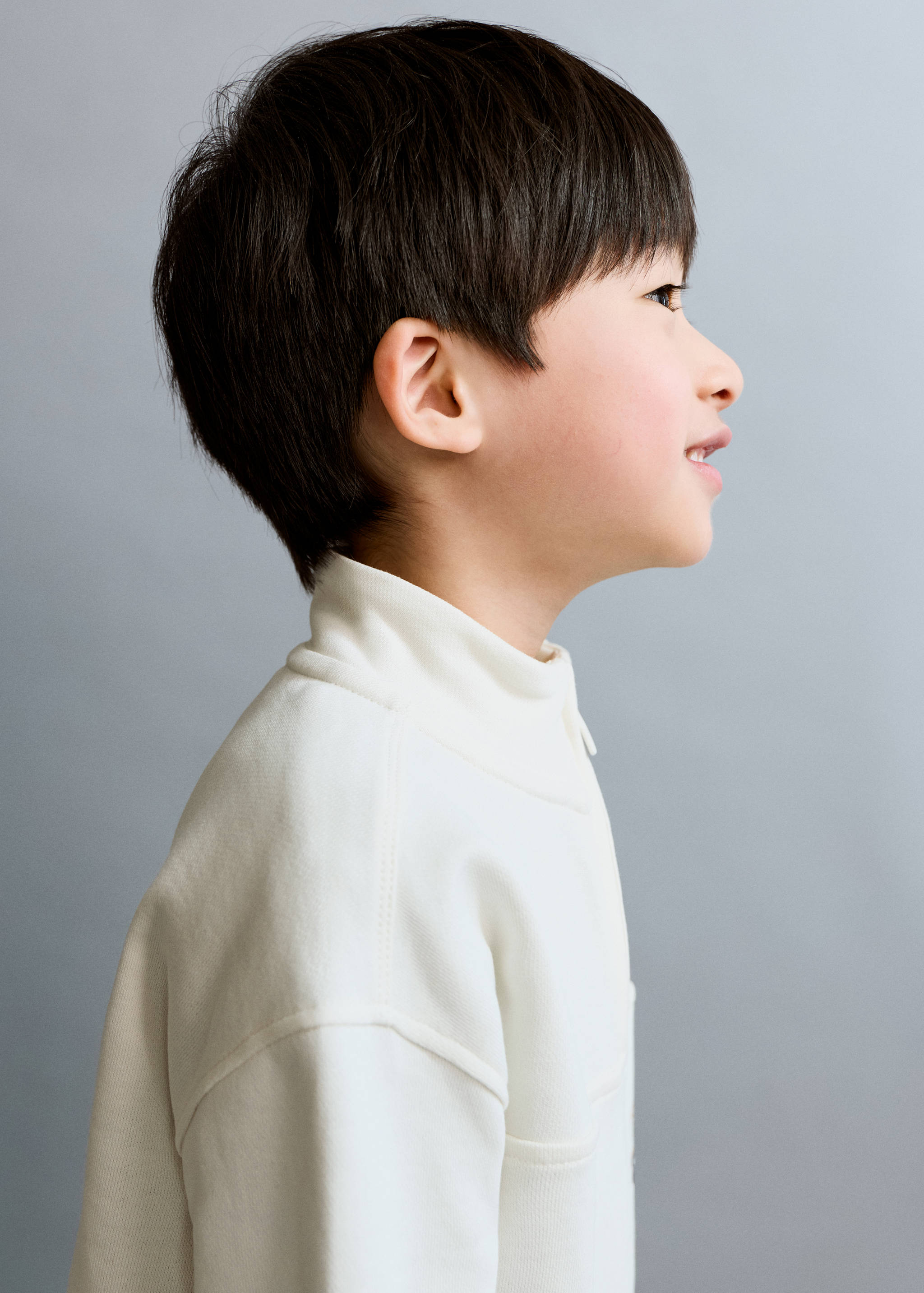 Perkins-neck cotton sweater - Details of the article 1