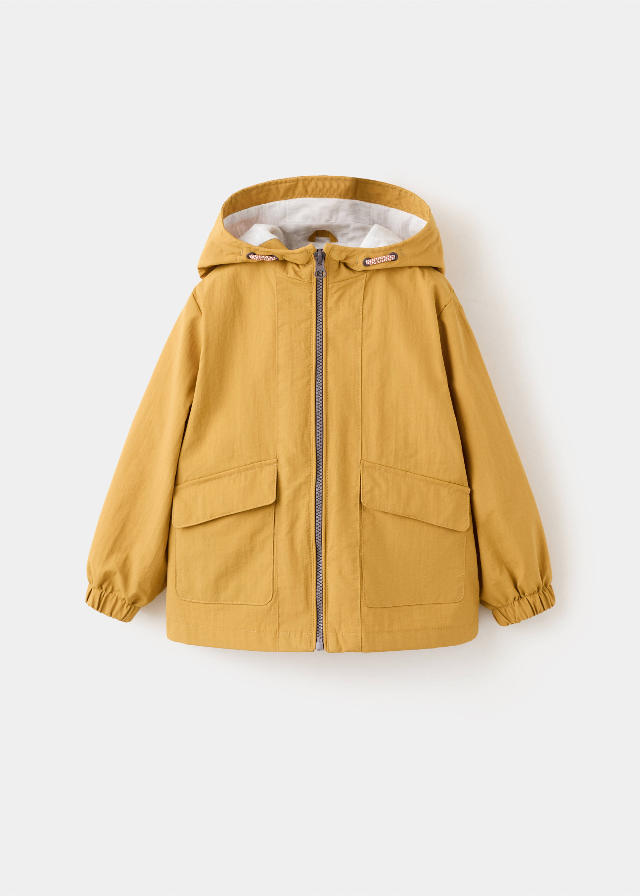 Parka capucha detalle bolsillos - Artículo sin modelo, Ocre. Ref: 27064414-00.