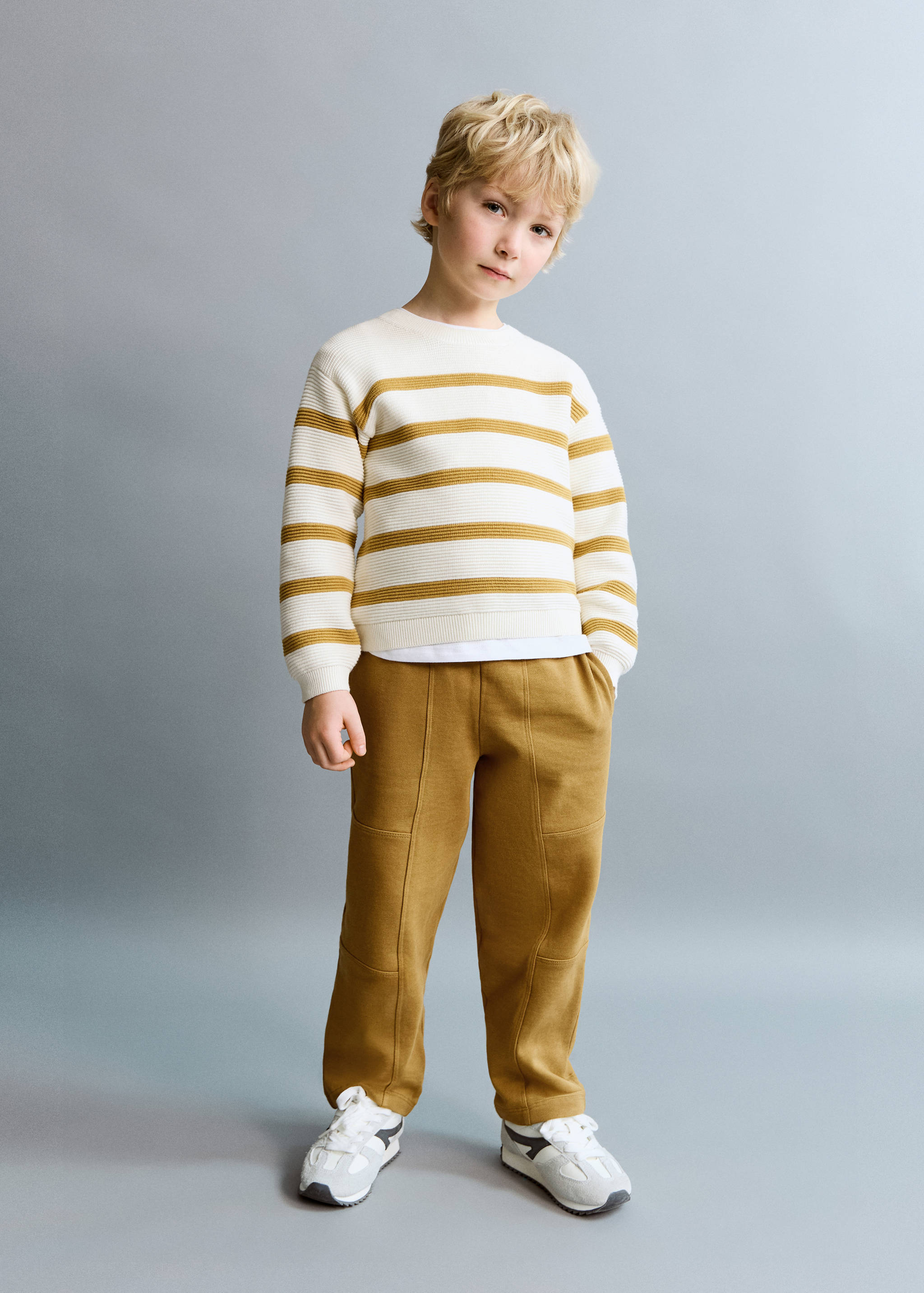 Jersei punt canalé ratlles - Pla general