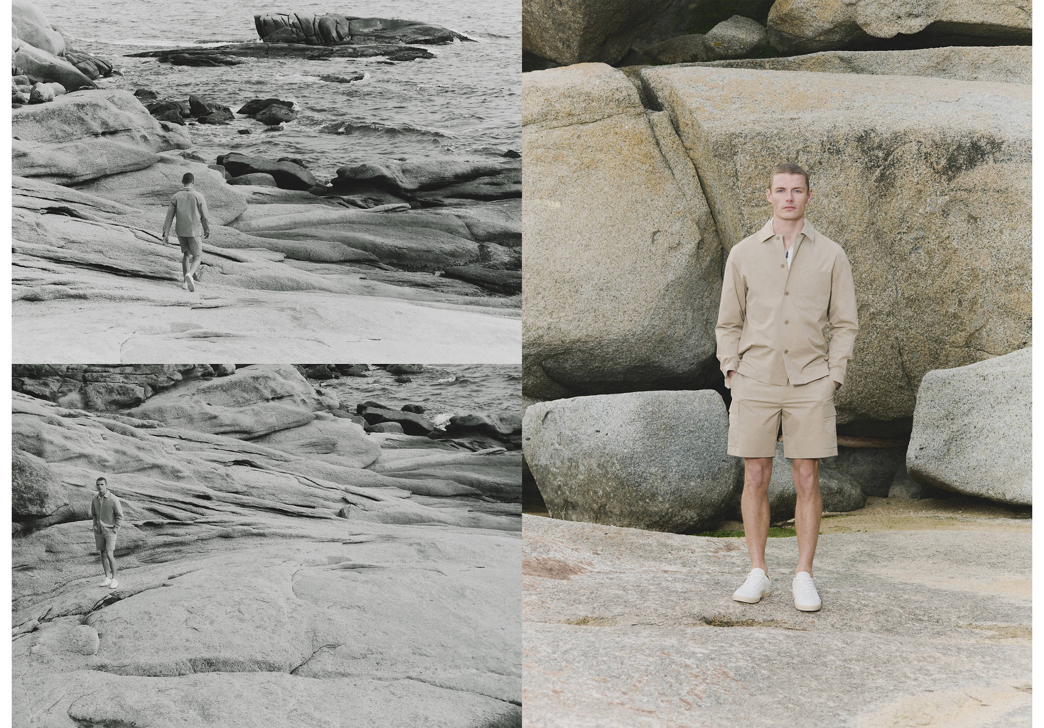 Non-iron overshirt pocket - Panoramic plane