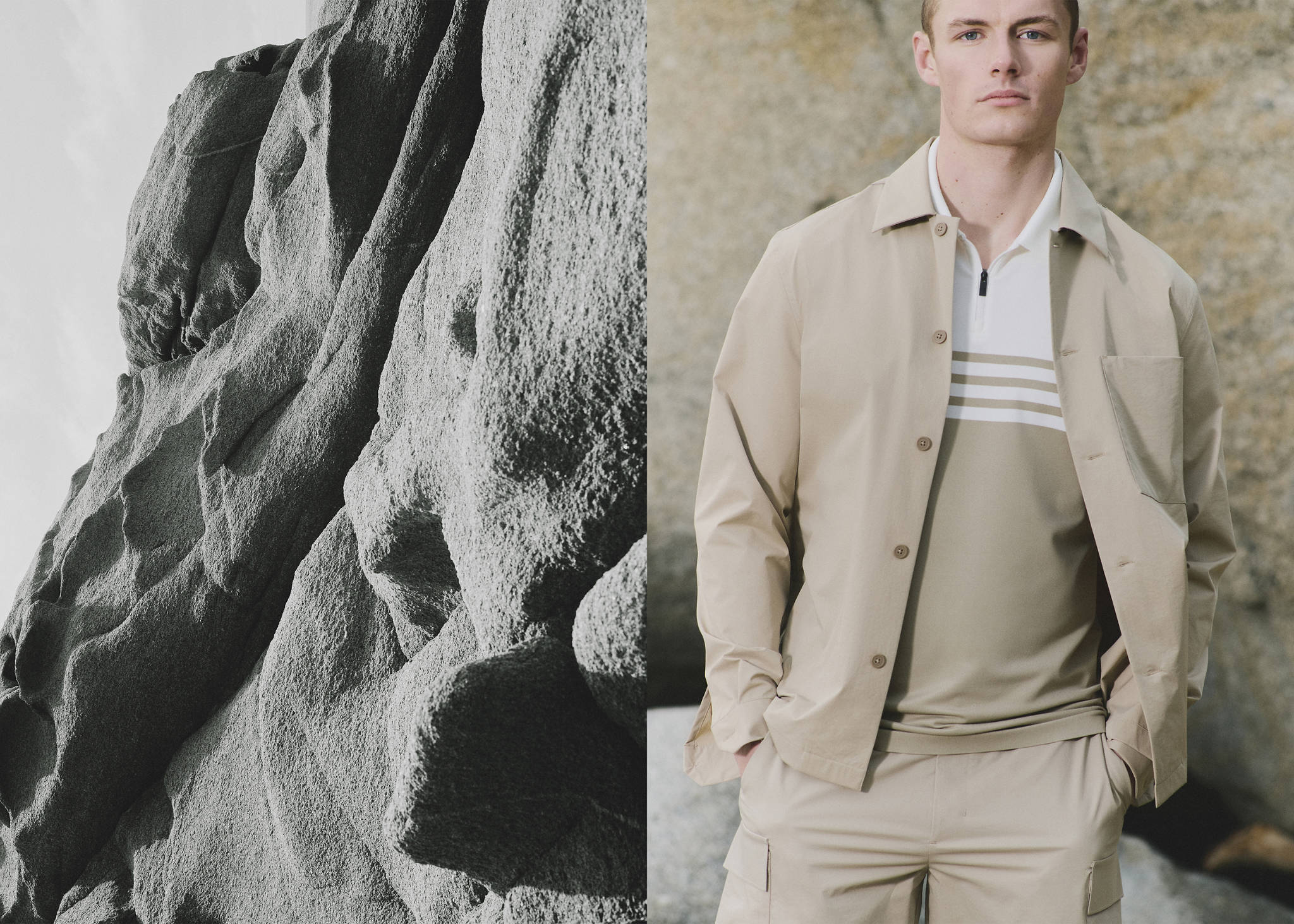 Non-iron overshirt pocket - Panoramic plane