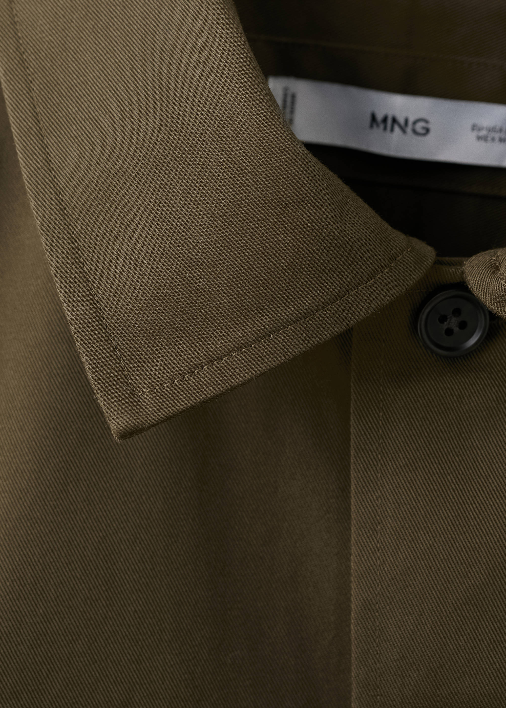 قميص كبير الحجم بجيوب 100٪ قطني - تفاصيل المنتج 8