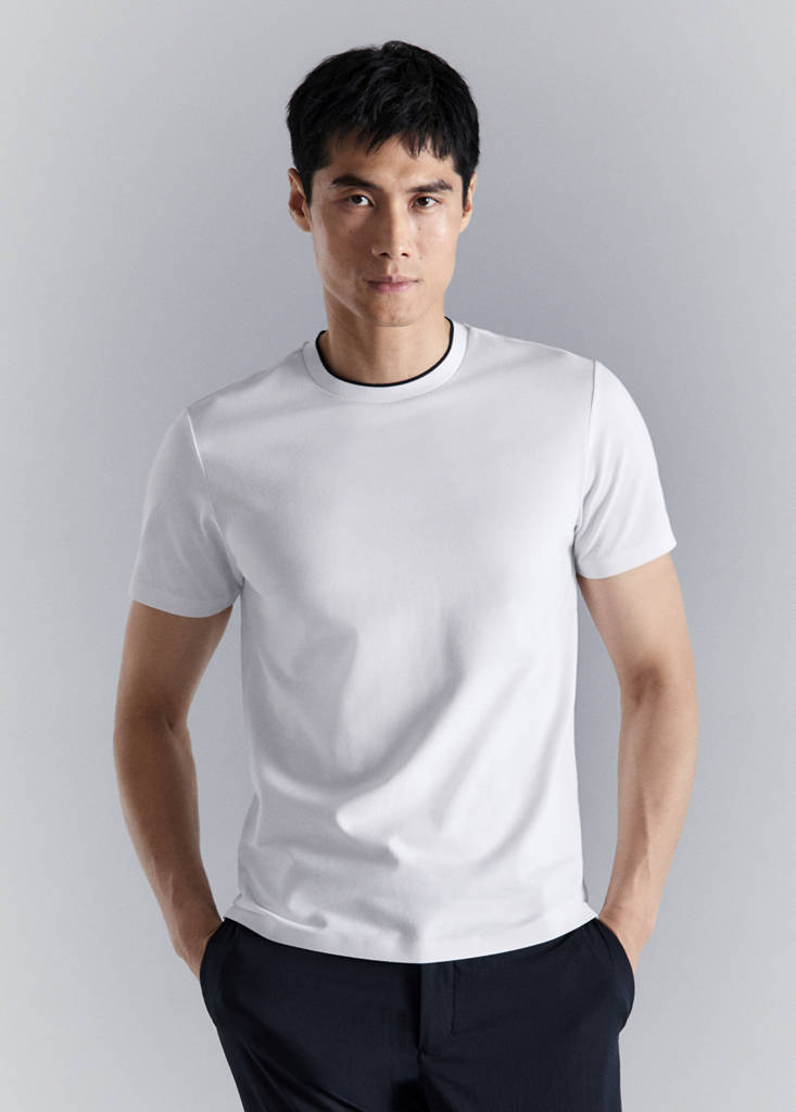 Camiseta slim fit comfort stretch Coolmax ®