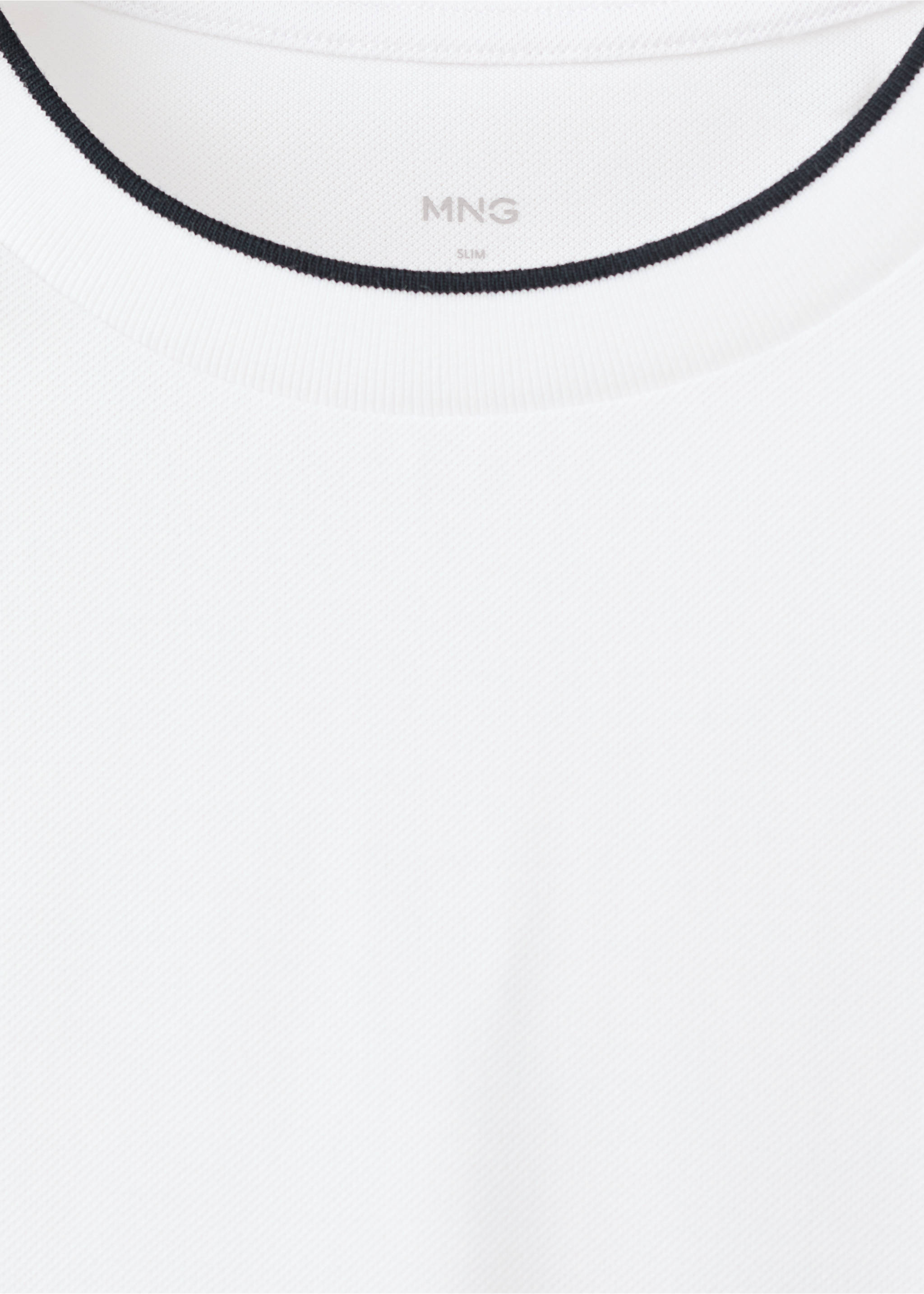 Футболка облегающего кроя comfort stretch Coolmax ® - Деталь изделия 8, Белый. Ref: 27064425-00.