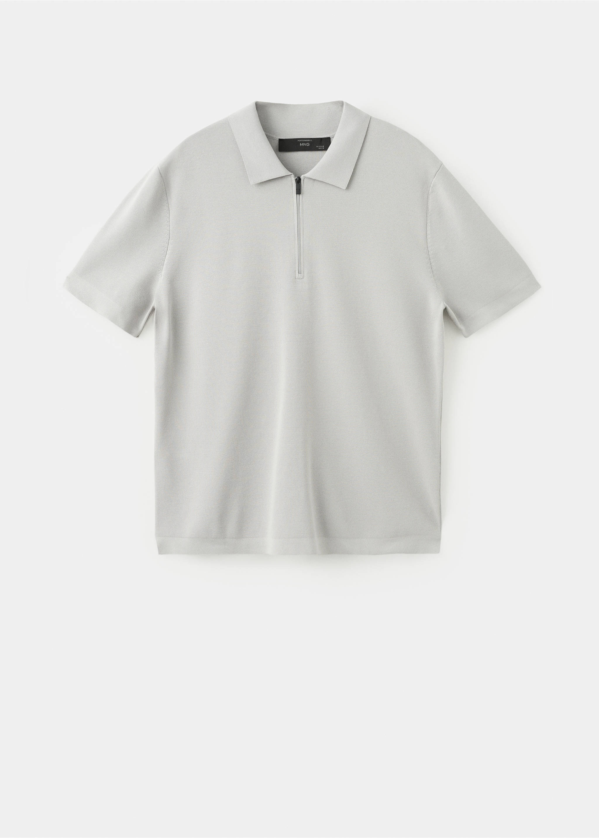 Polo comfort stretch cremallera - Artículo sin modelo, Gris hielo. Ref: 27064428-00.