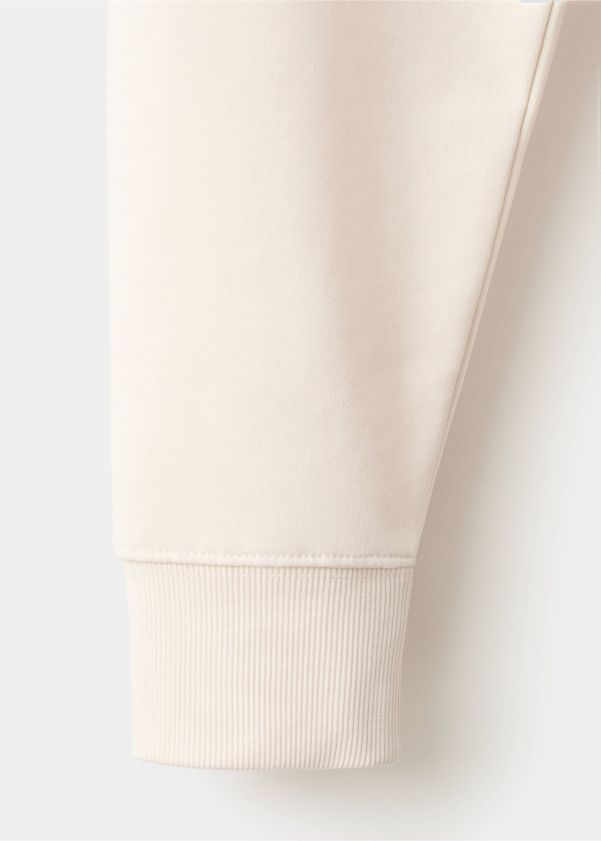 Lett sweatshirt i 100% bomull - Artikkeldetalj 8, Ecru. Ref: 27064430-00.