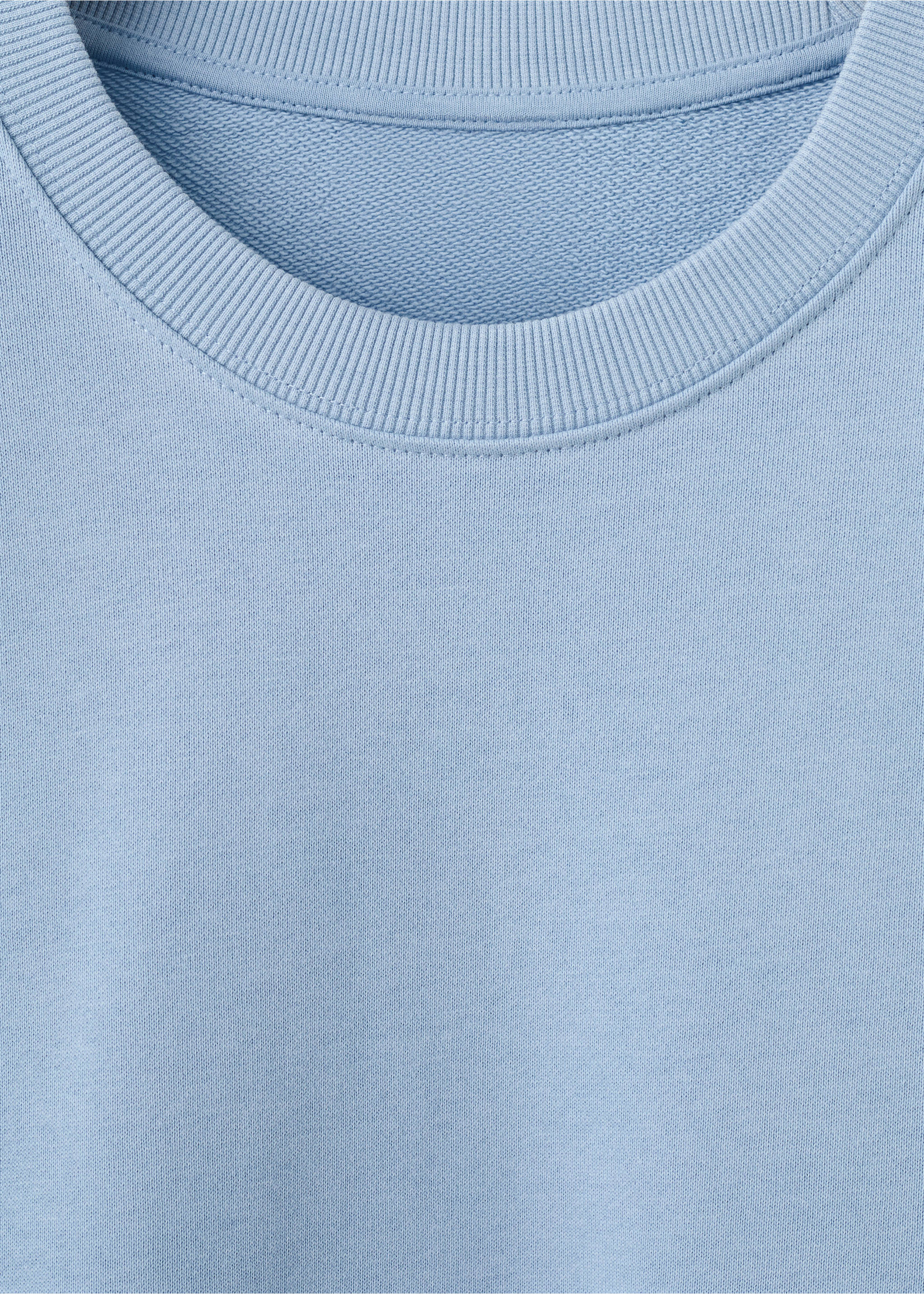 เสื้อสเวตเตอร์ 100% คอตตอน น้ำหนักเบา - รายละเอียดของสินค้า 8, สีท้องฟ้า. Ref: 27064430-00.