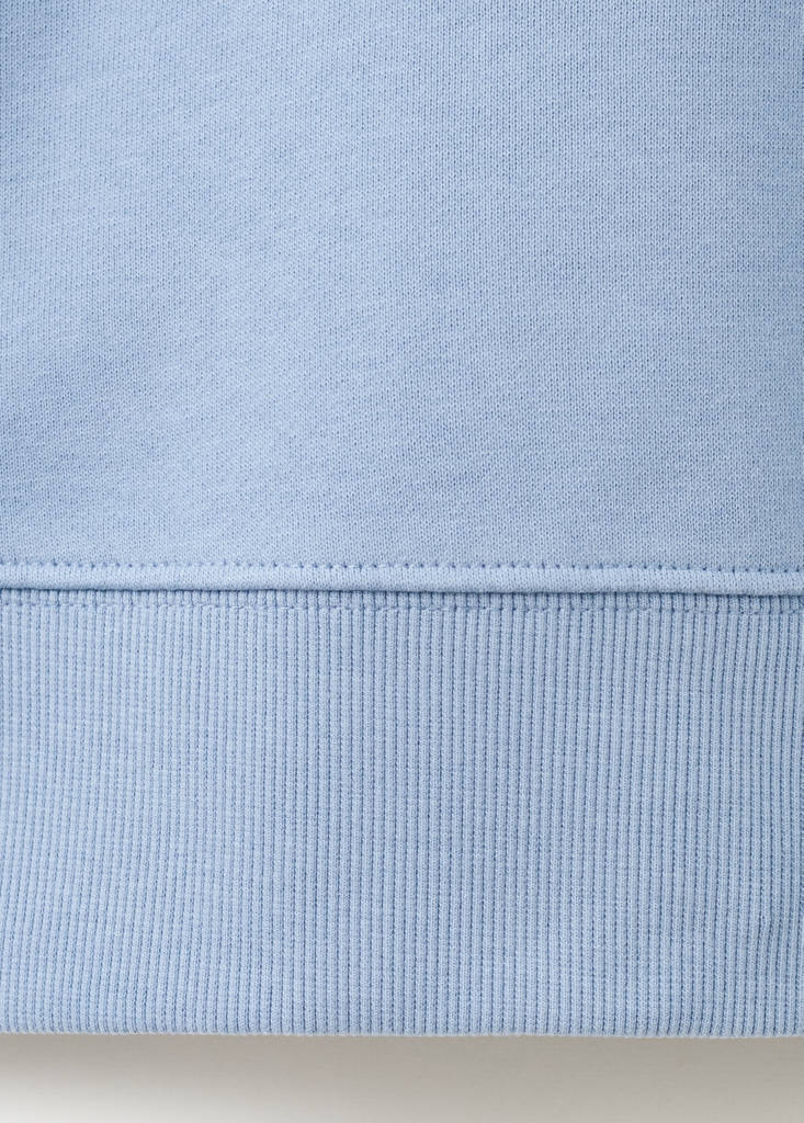 Lightweight 100% cotton sweatshirt — Sky Blue