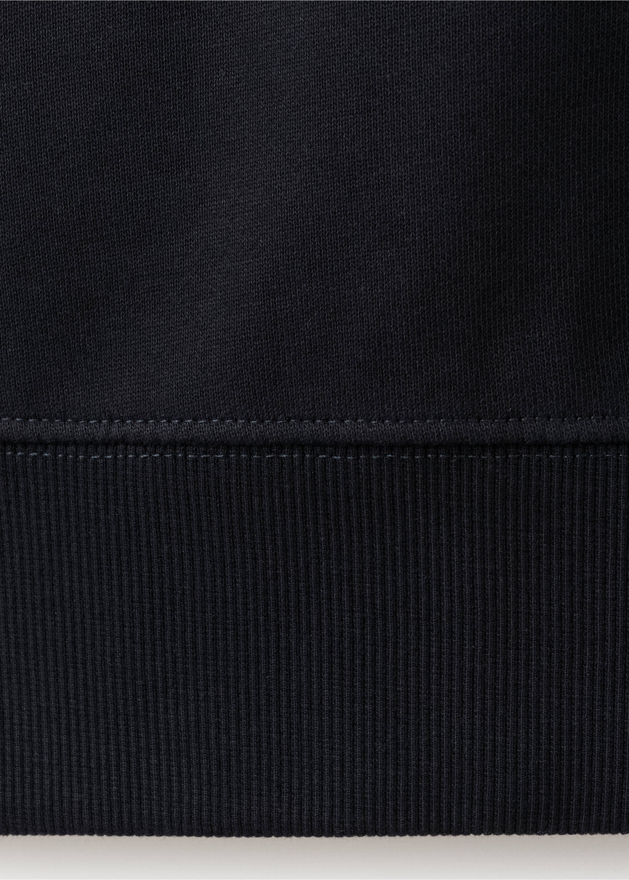 Leichte Sweatshirt aus 100% Baumwolle - Detail des Artikels 0, Marineblau. Ref: 27064430-00.