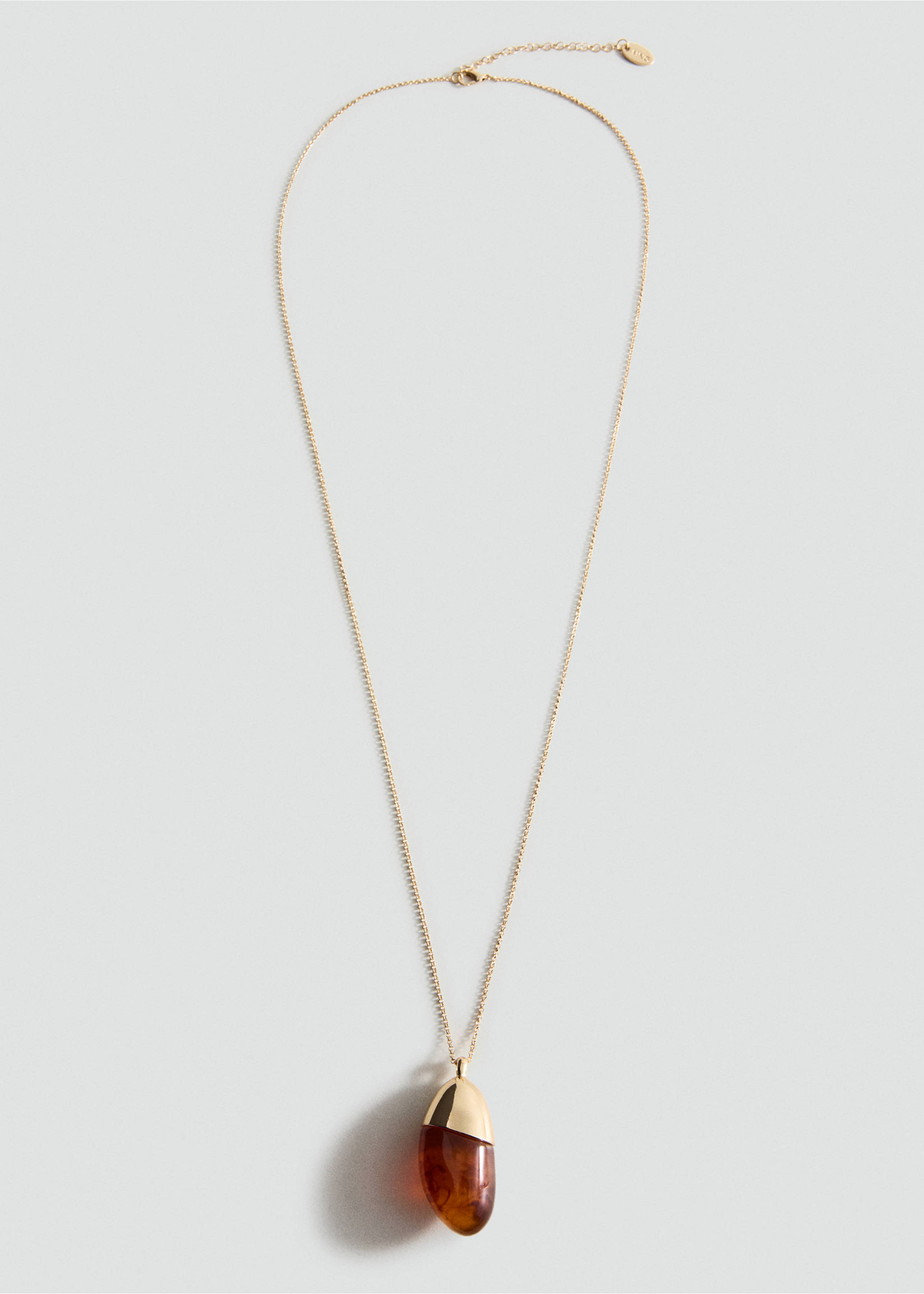 Ketting met hanger van hars - Artikel zonder model, Goud. Ref: 27064435-00.