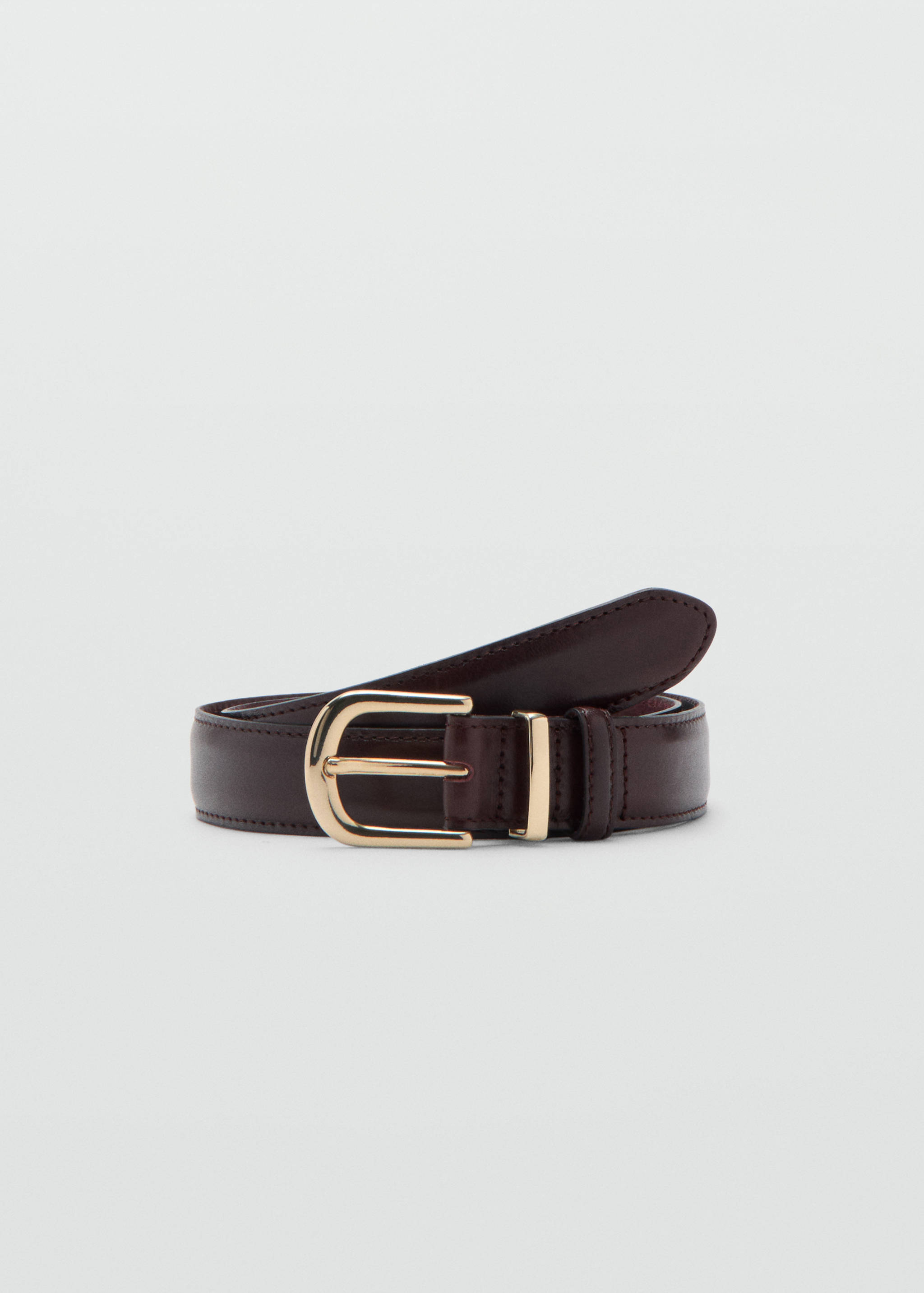 Buckle leather belt - Article without model