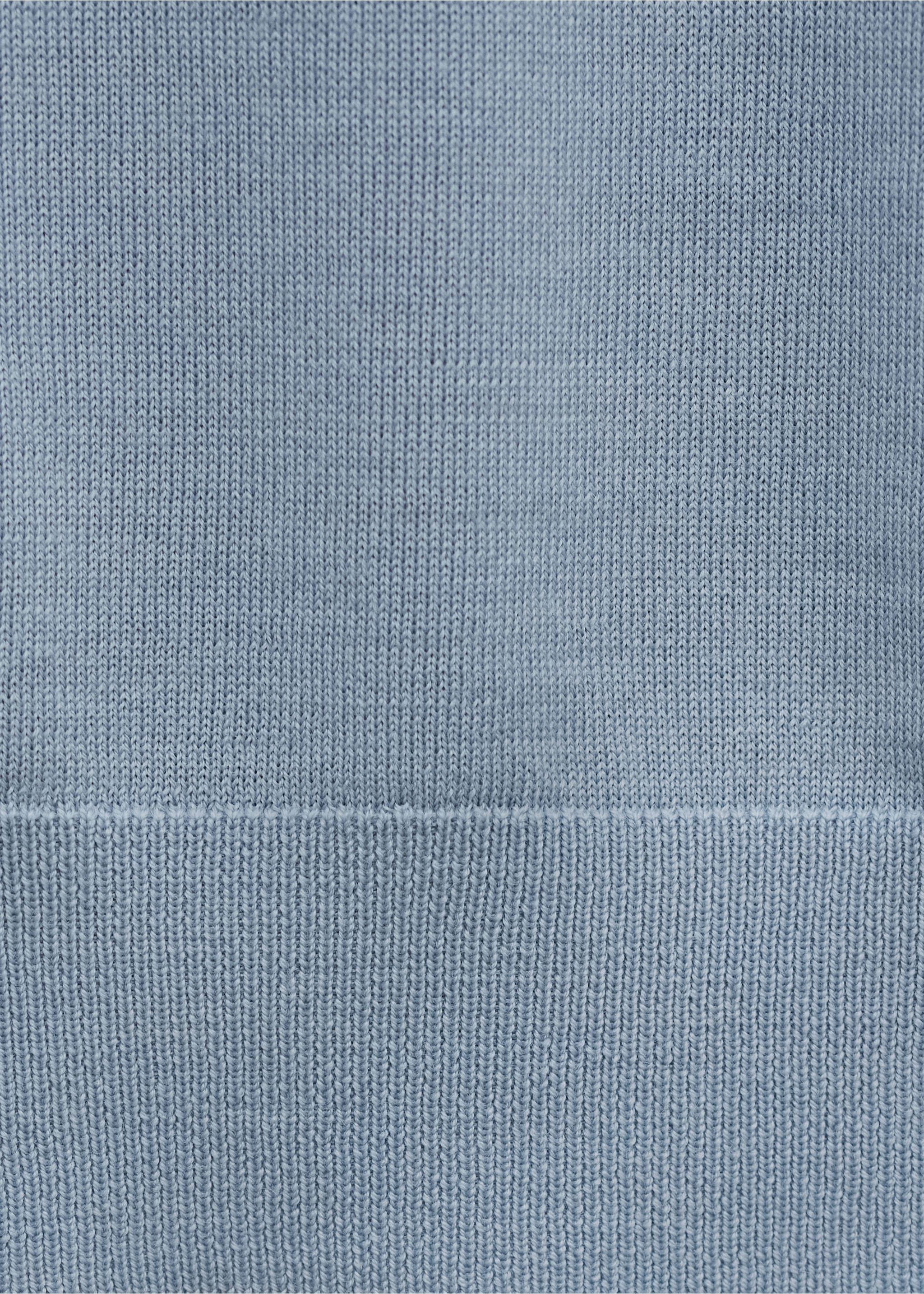 100% wool short-sleeved sweater - Details of the article 0, Medium Grey. Ref: 27064440-00.