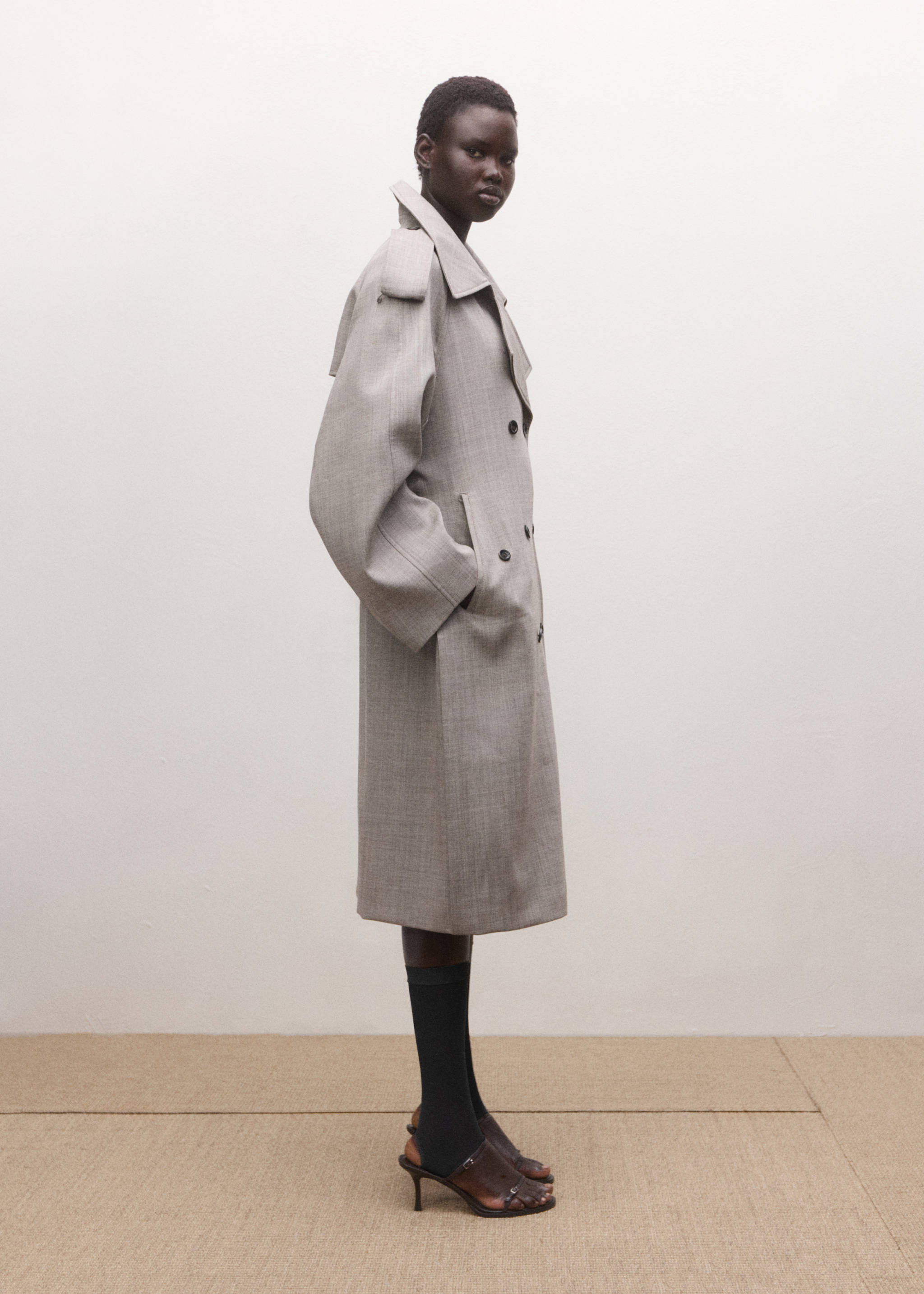 Mitjons puntera oberta - Detall de l'article 9, Negre. Ref: 27064441-00.